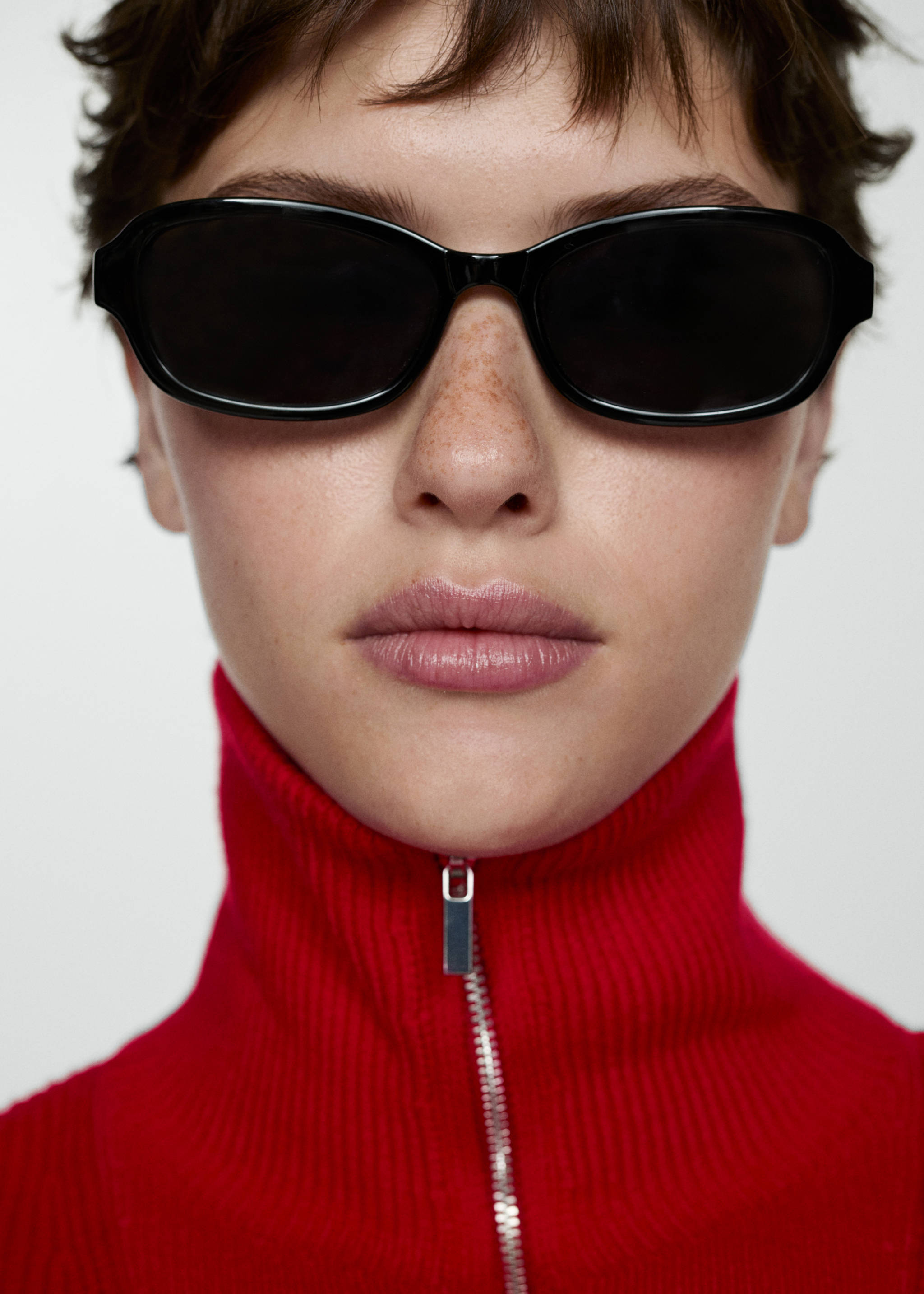 Πουλόβερ λαιμός φερμουάρ - Λεπτομέρεια του προϊόντος 1