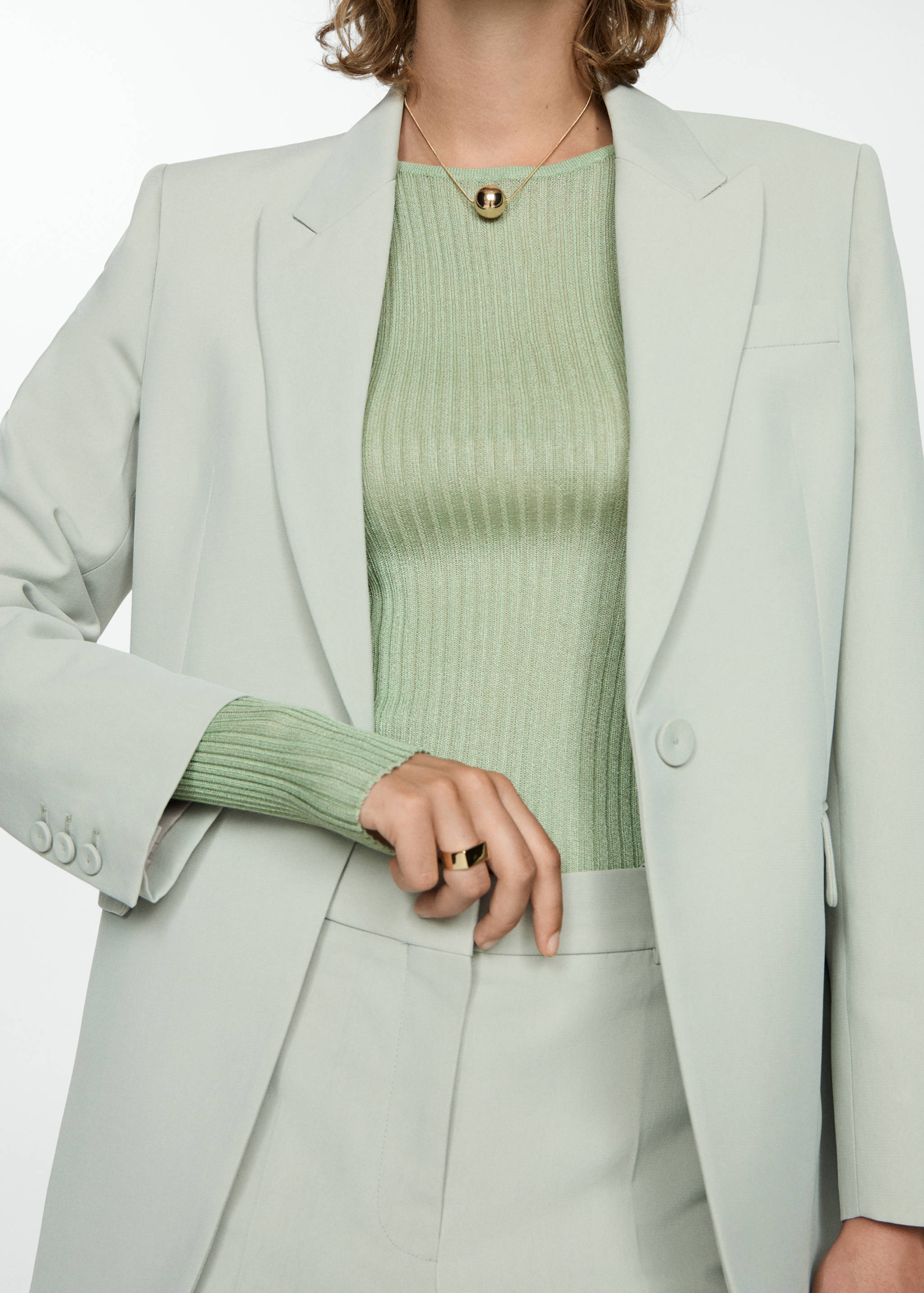 Fine ribbed-knit sweater - Details of the article 6