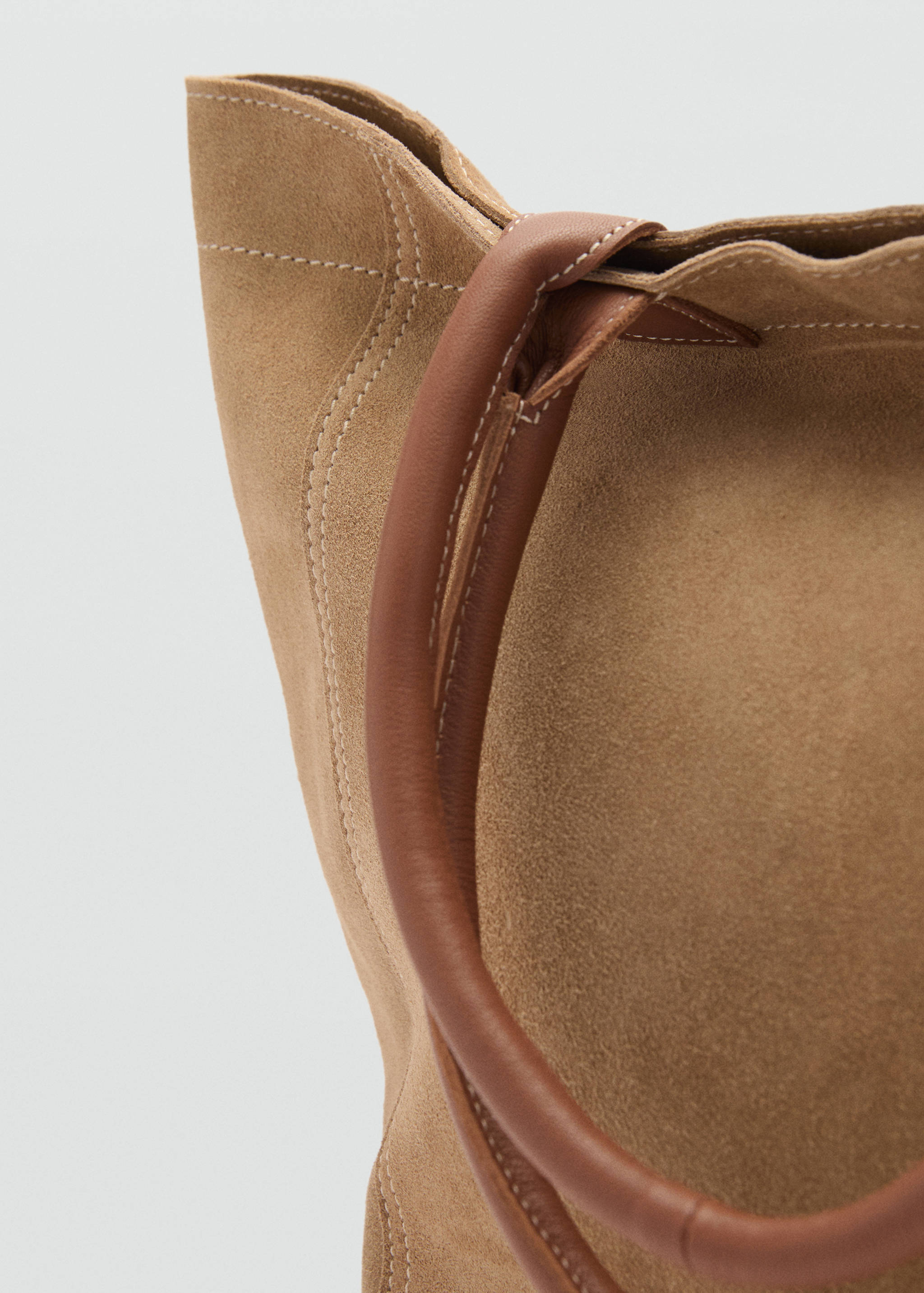 Leather shopper bag - Details of the article 1