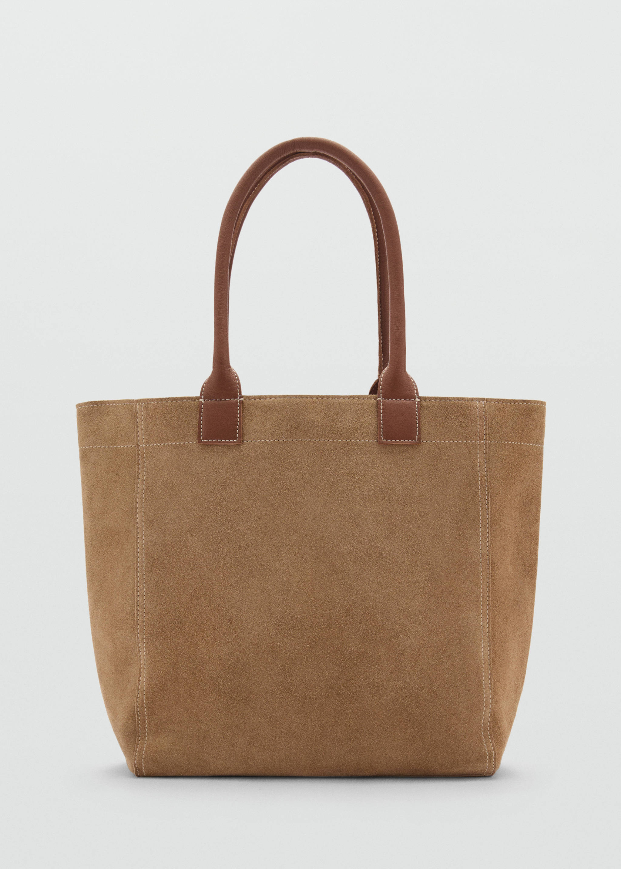 Leather shopper bag - Article without model