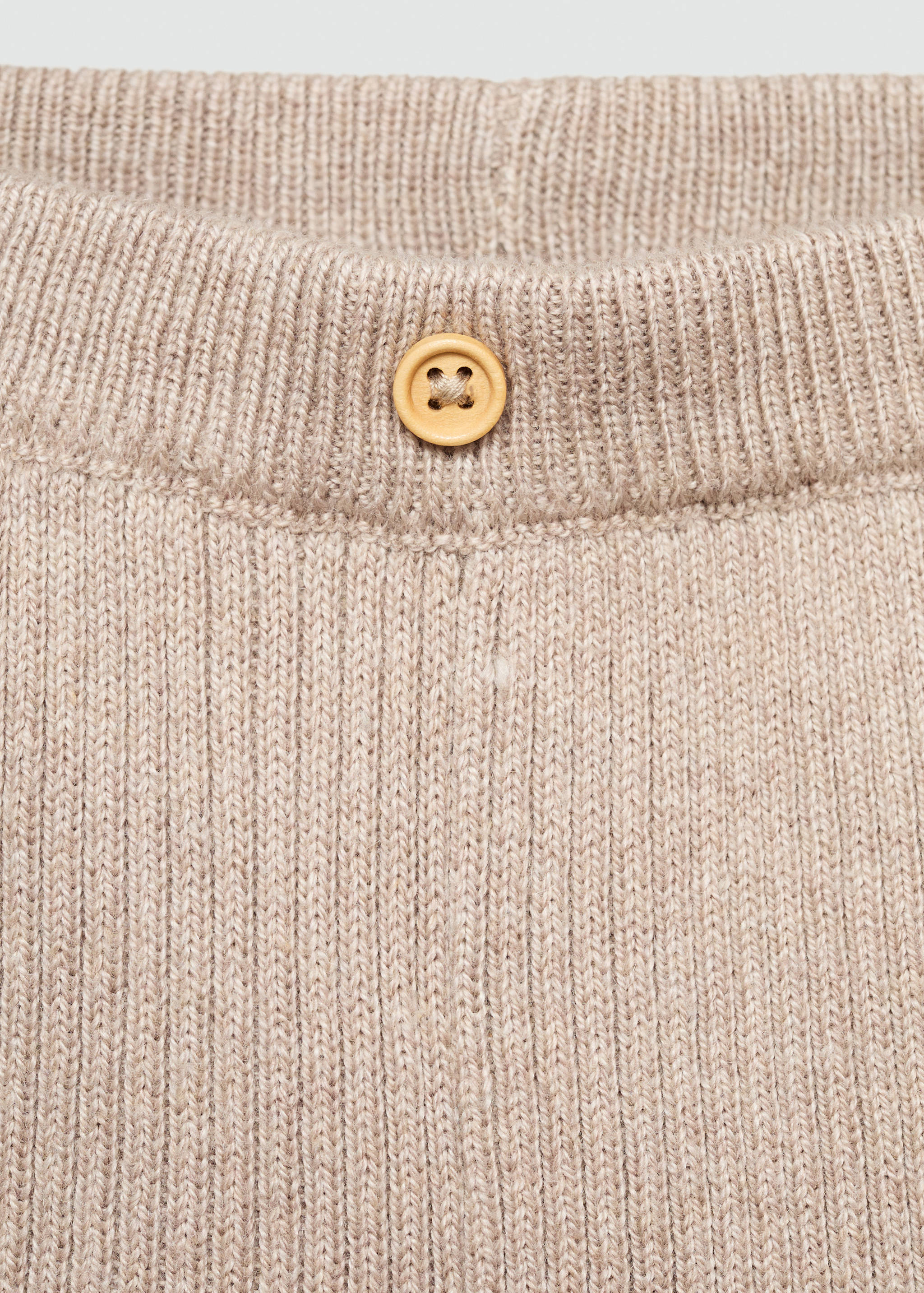 Cotton ribbed leggings - Details of the article 8