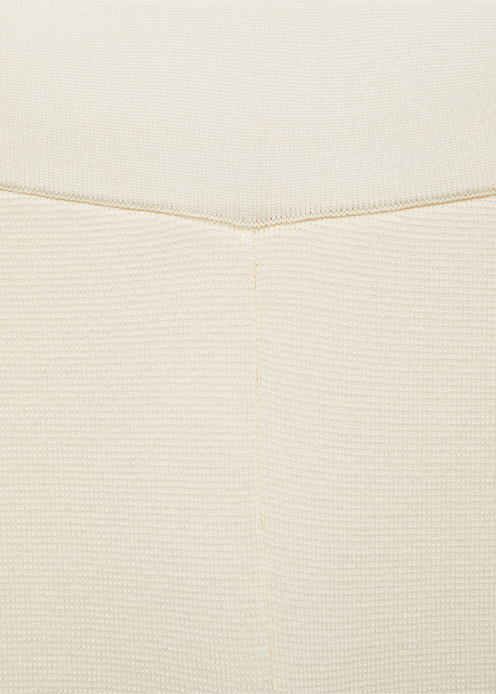 Pantalon maille bandes latérales contrastées - Détail de l'article 8, Écru. Ref: 77054057-00.