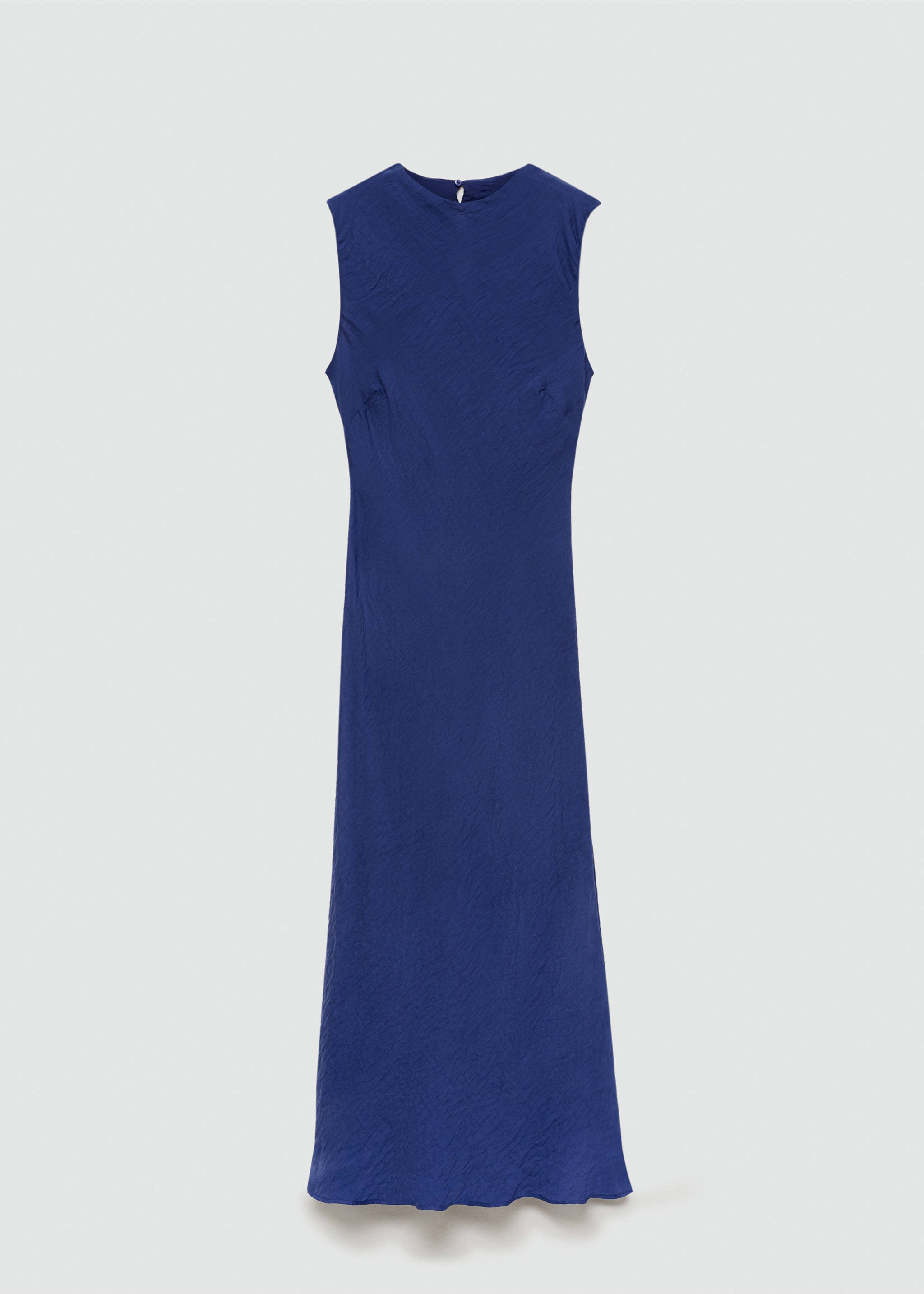 Lyocell midi-dress - Article without model, Blue. Ref: 77054064-00.