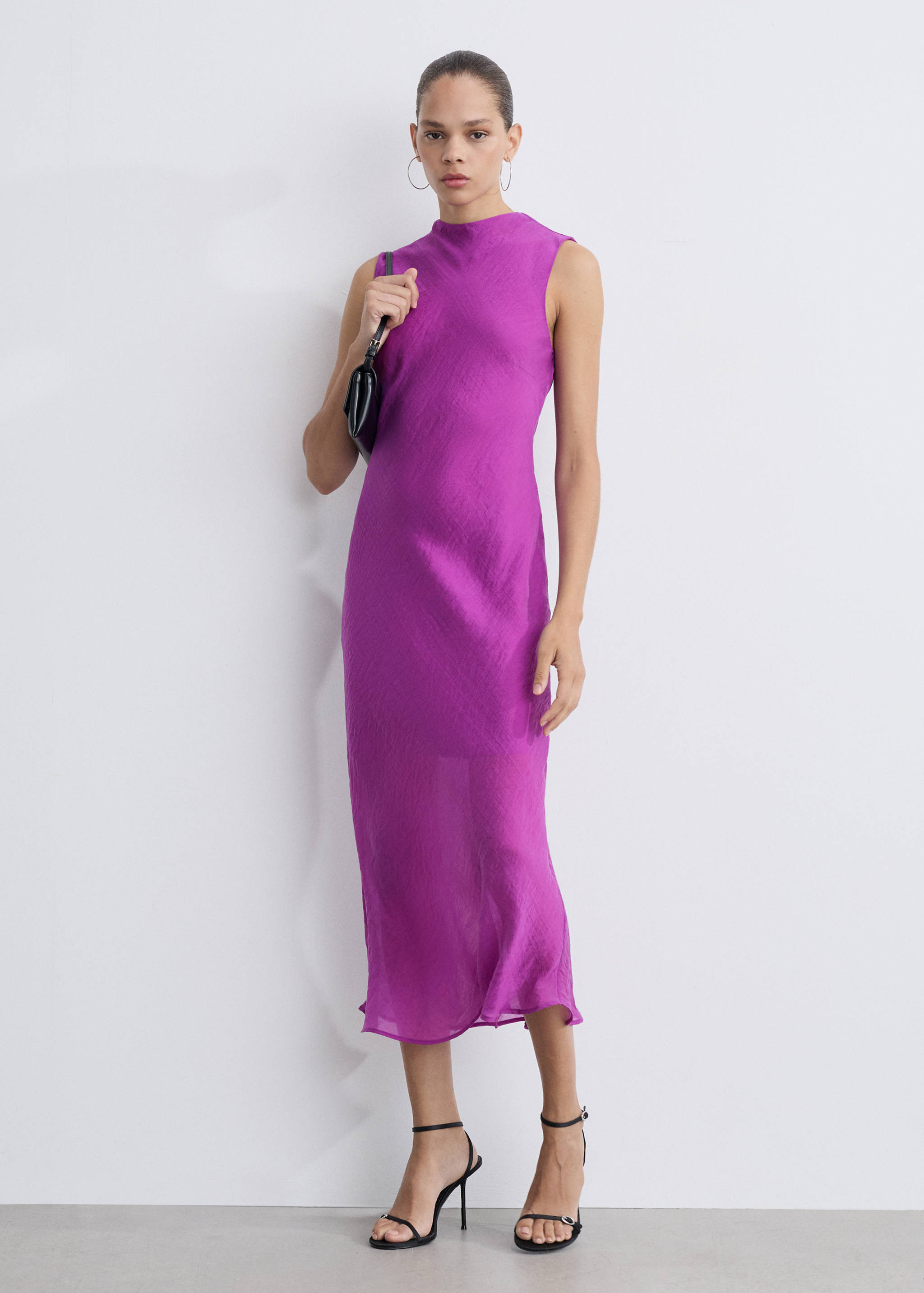 Lyocell midi-dress - General plane