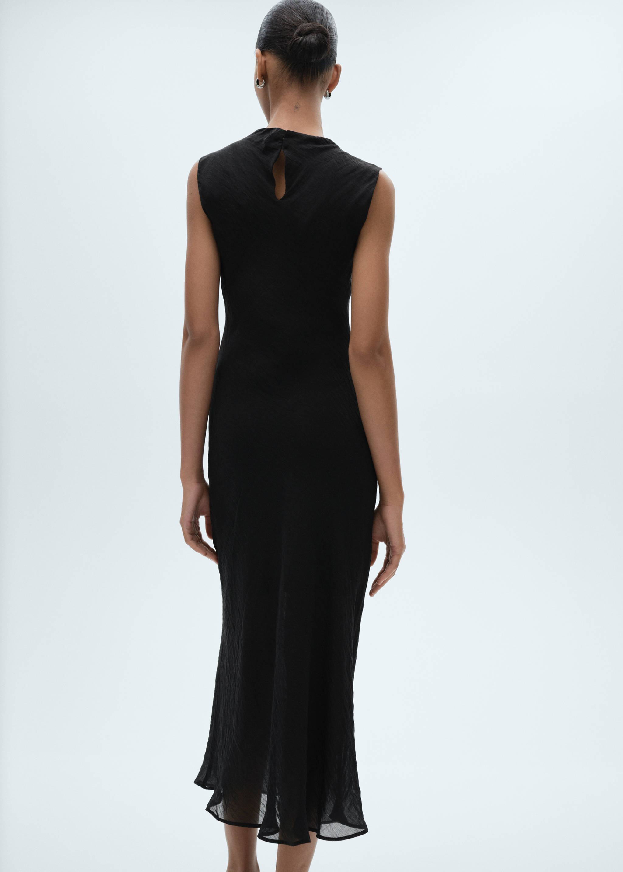 Sukienka midi z lyocellu - Tylna strona artykułu