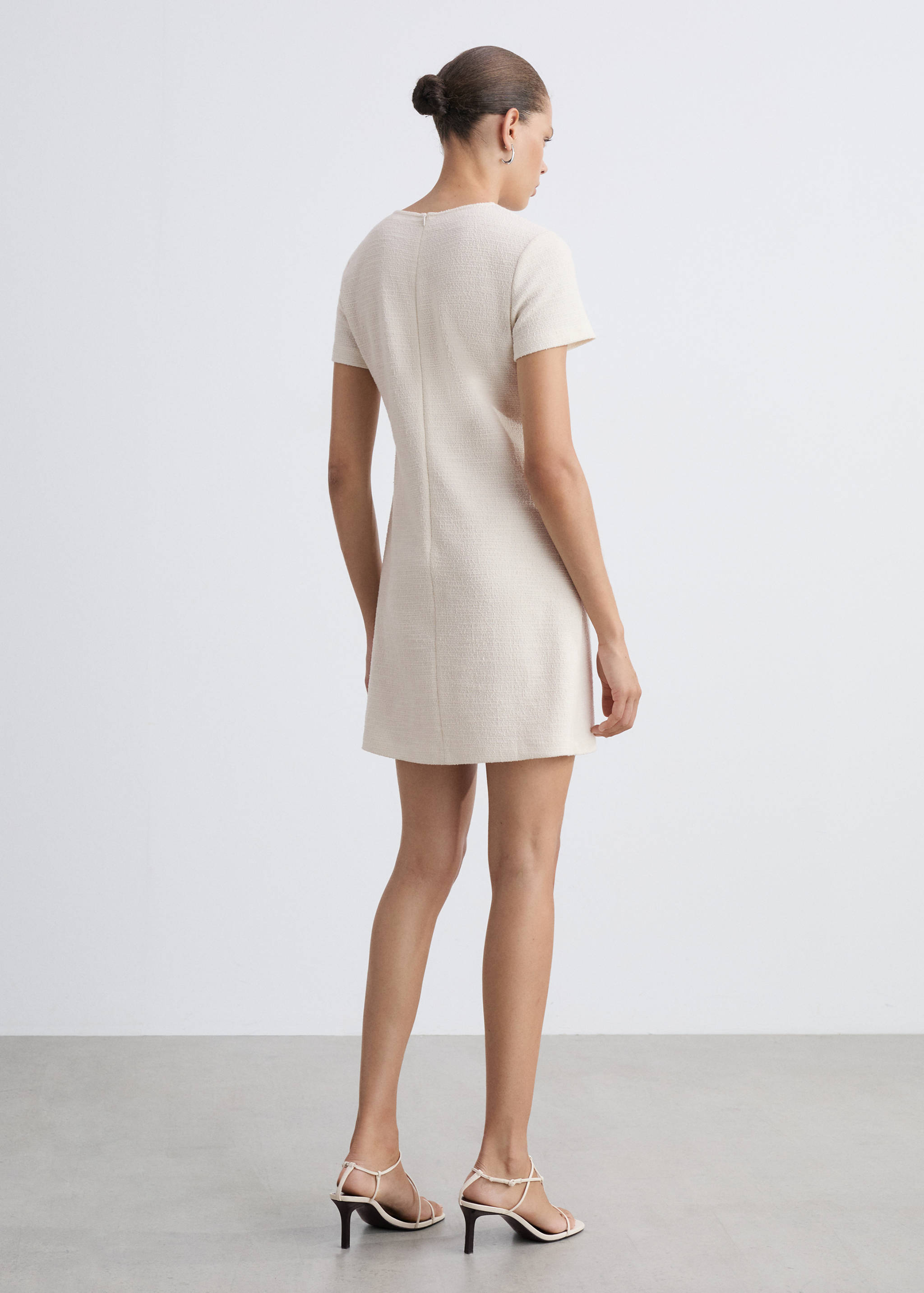 Short tweed dress - Reverse of the article