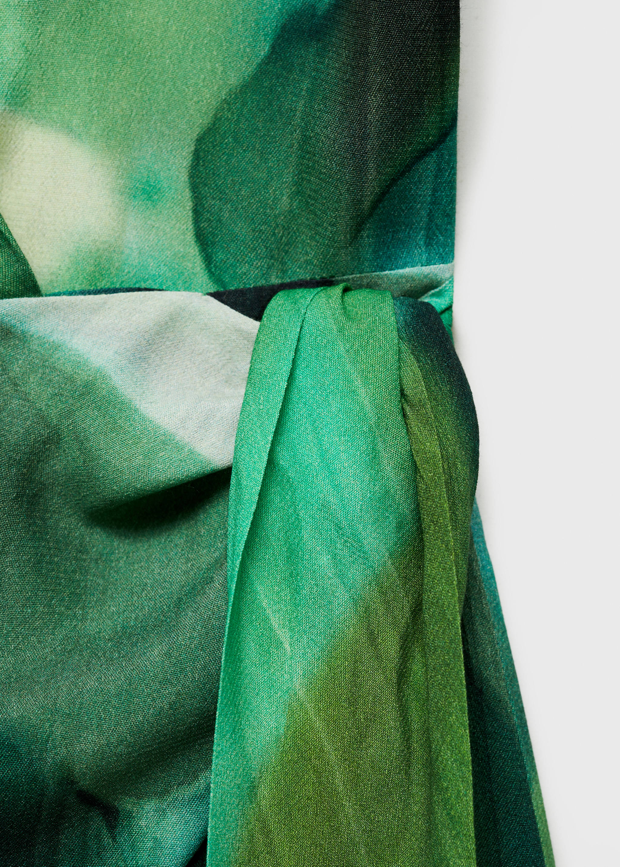 Printed bow dress - Details of the article 8