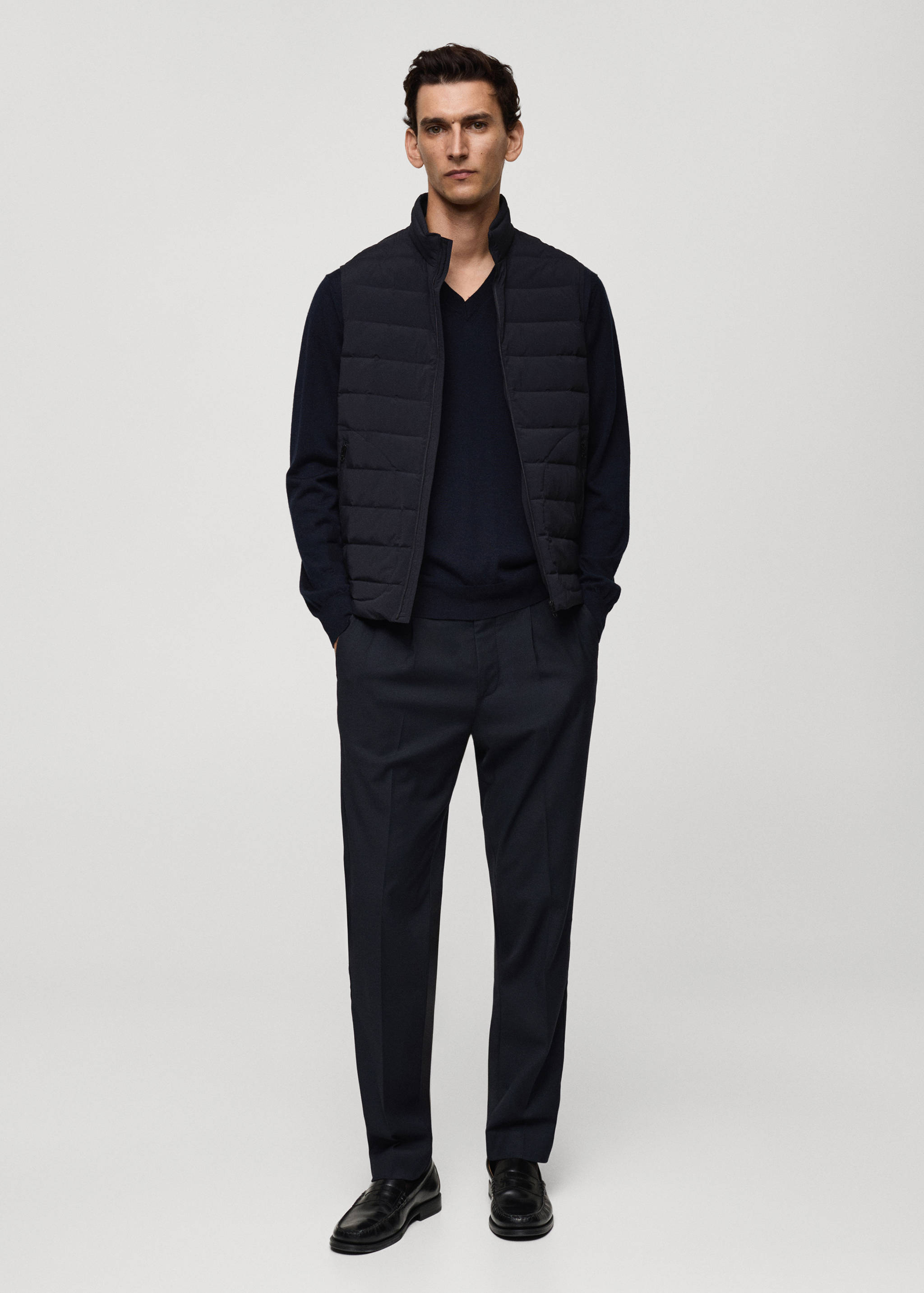 Täckväst fjäderstoppning - Allmän bild