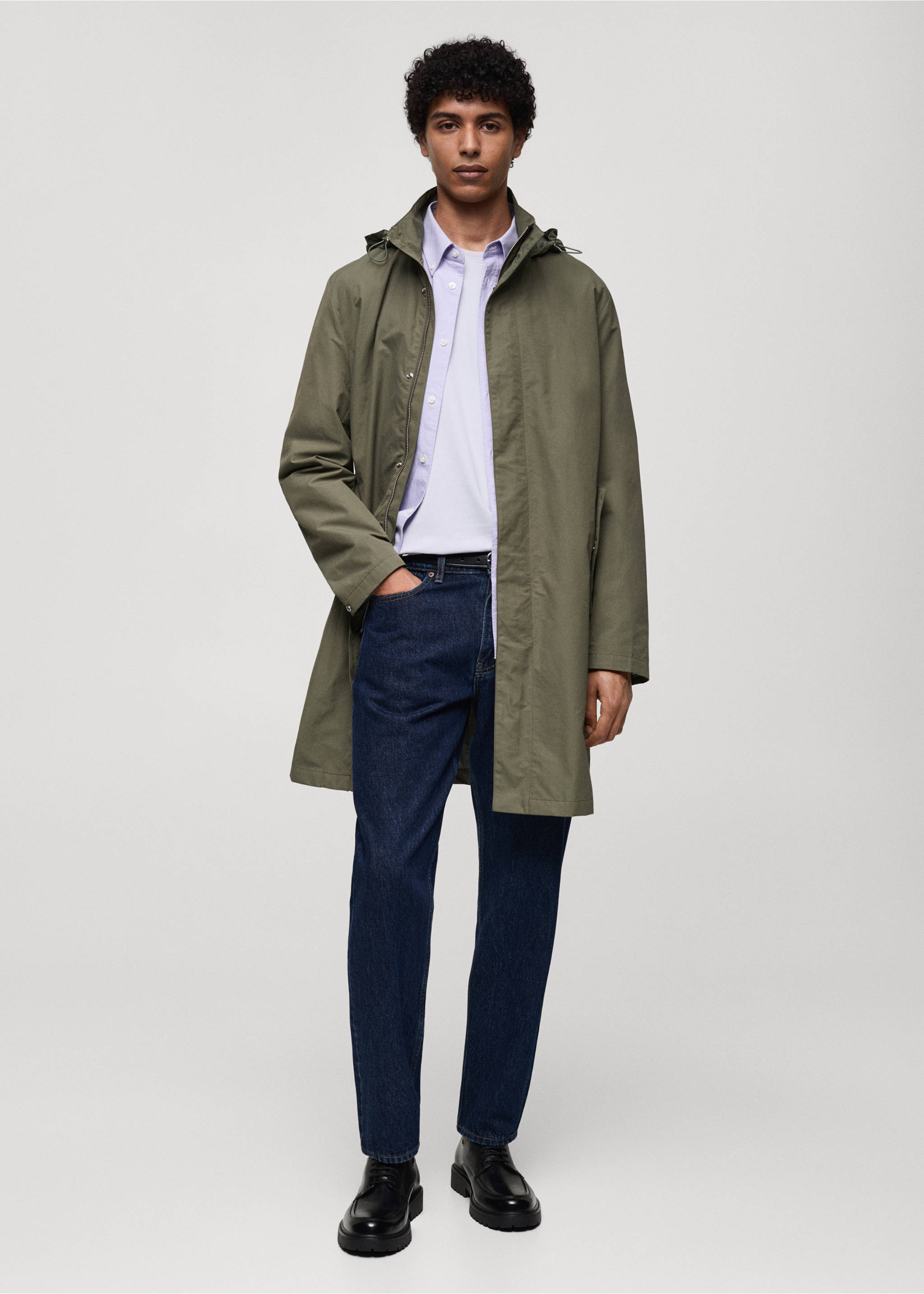 Parca caputxa water repellent - Pla general, Caqui. Ref: 77054433-00.