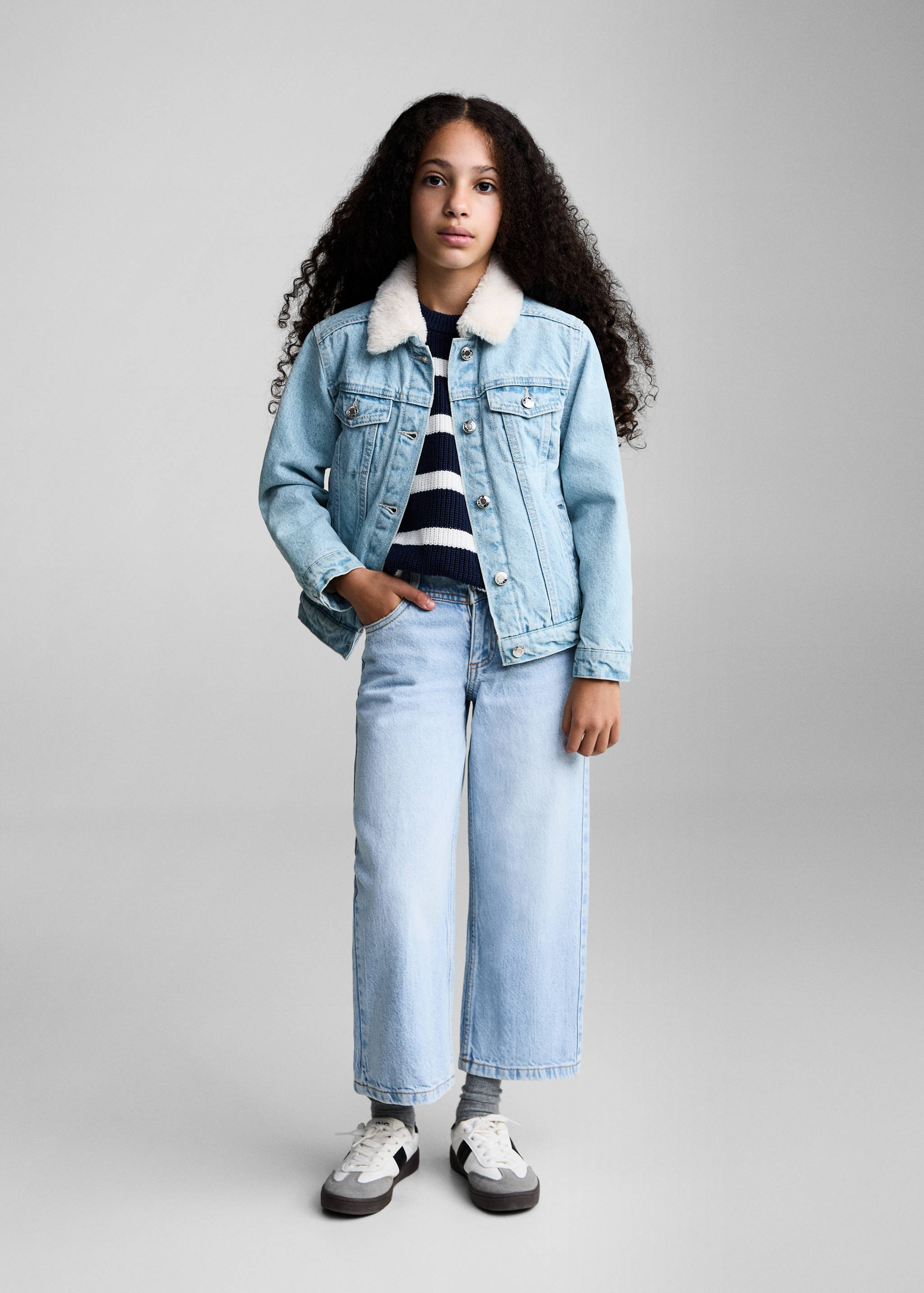 Jacke mit Teddyfell-Innenfutter - Allgemeine Ansicht