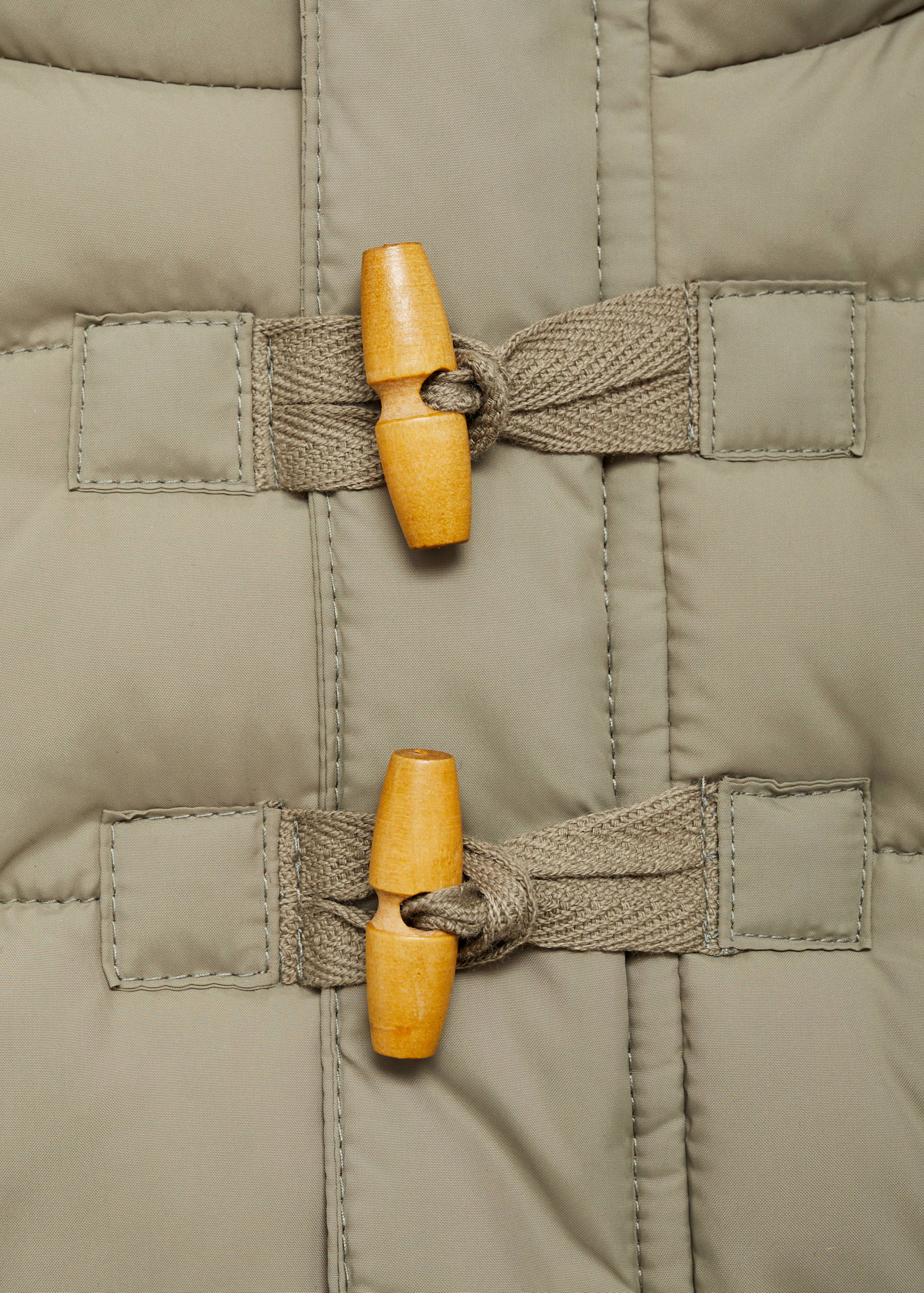 Anorak matelassée imitation mouton retourné - Détail de l'article 8