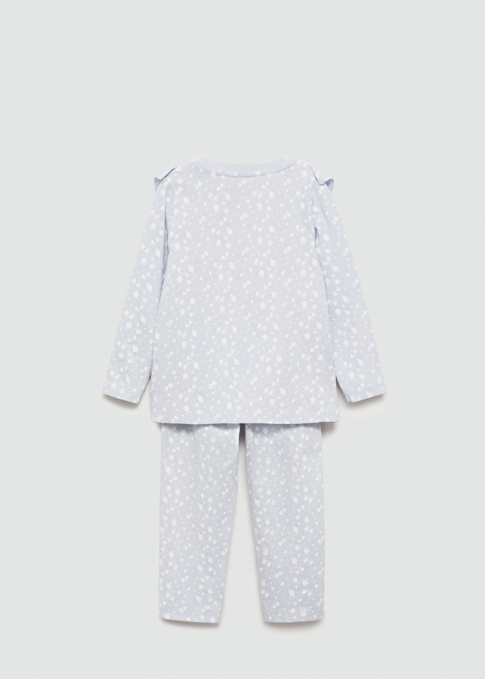 Printed long pyjamas - Reverse of the article