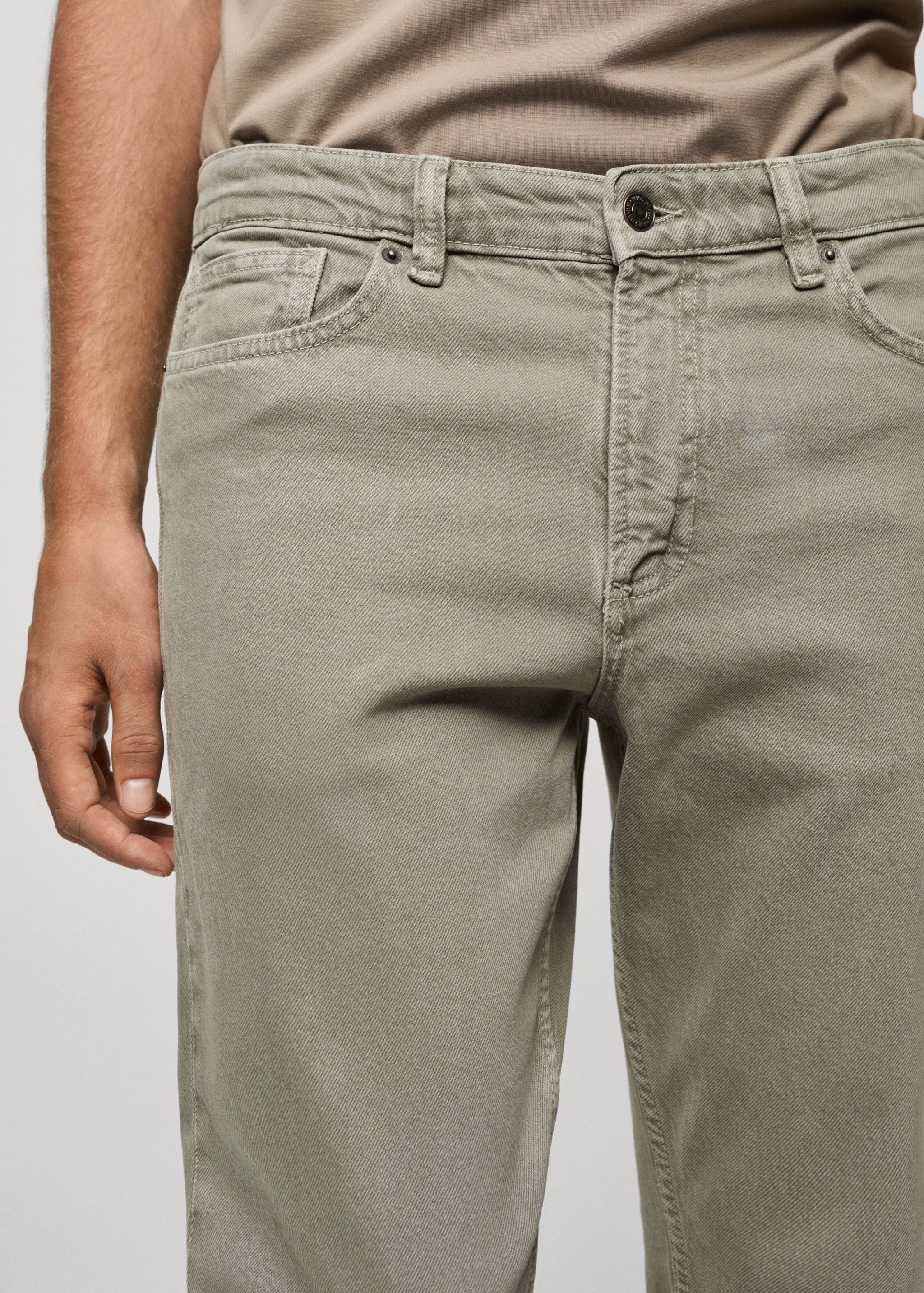 Ben tapered cropped jeans - Details of the article 1
