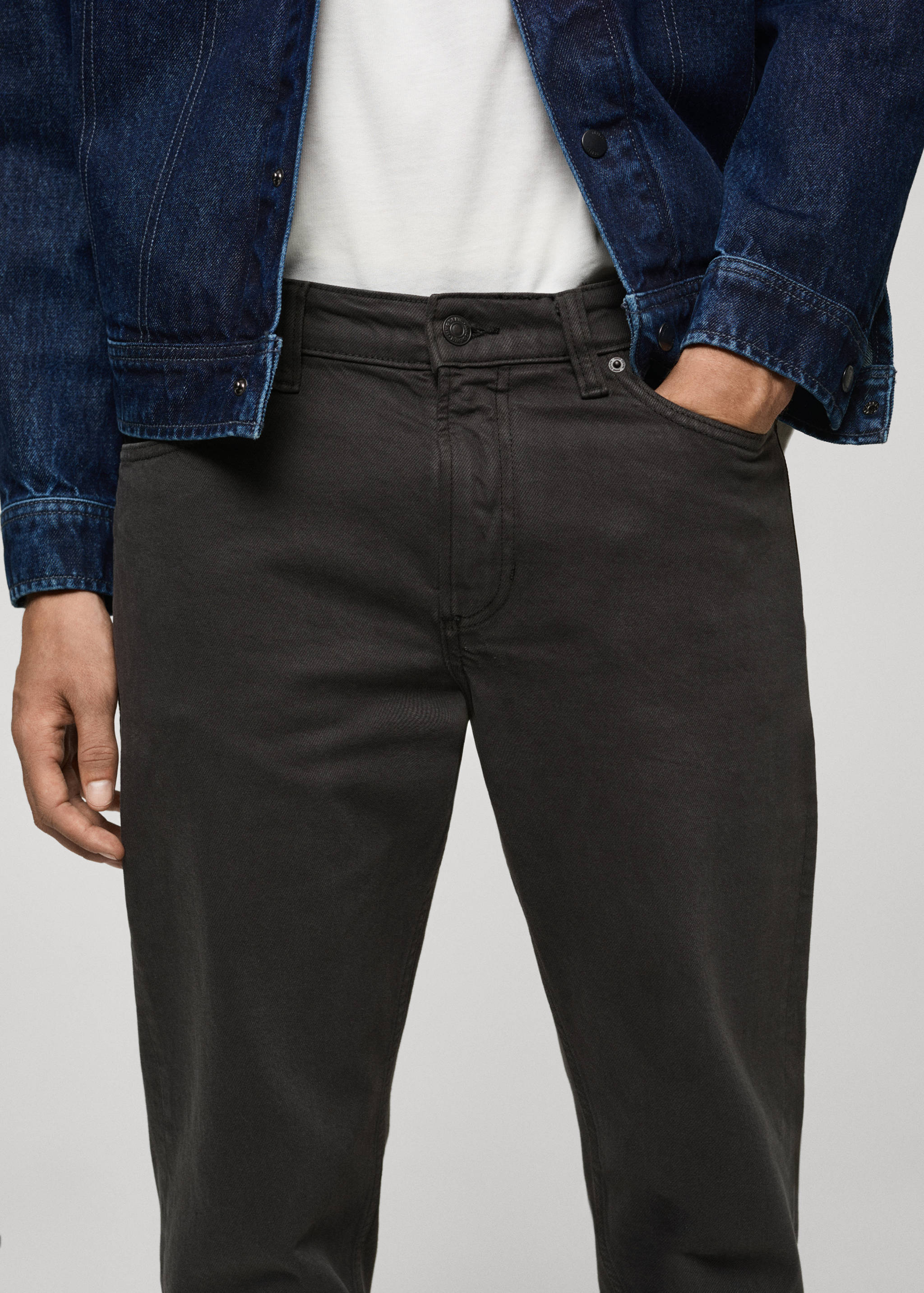 Ben tapered cropped jeans - Details of the article 1