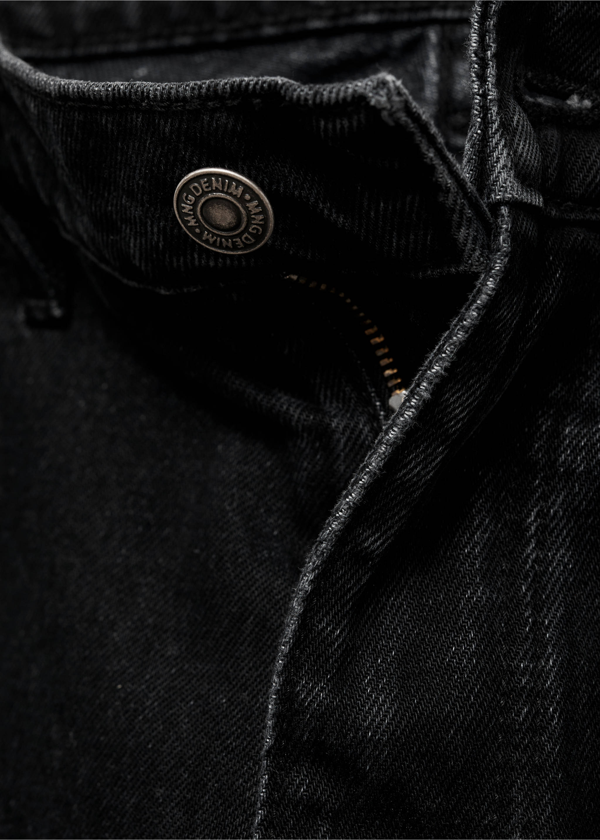 Džíny Bob regular fit - Detail zboží 8, Black denim. Ref: 77054441-00.