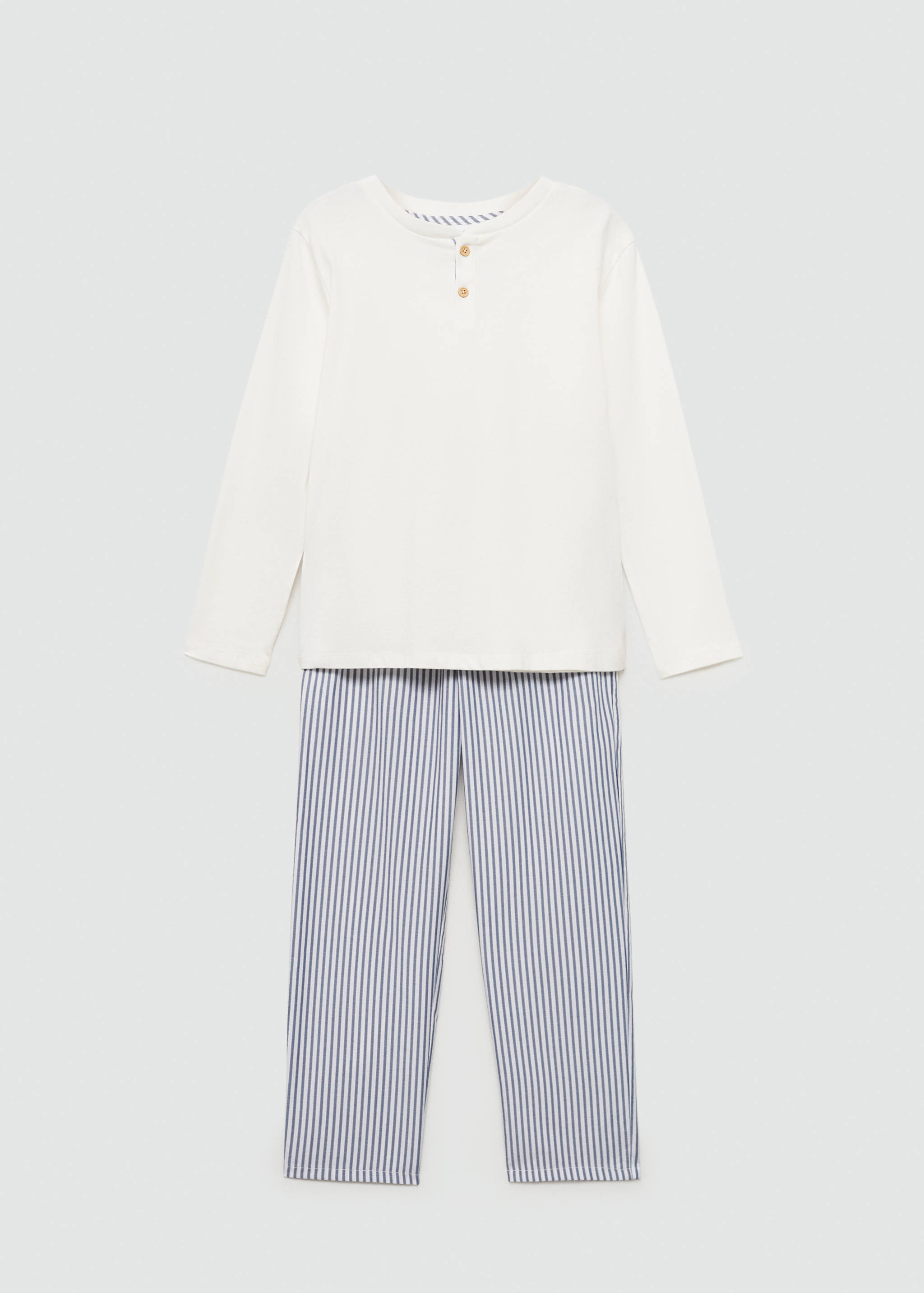 Langer Pyjama mit Streifen - Artikel ohne Model