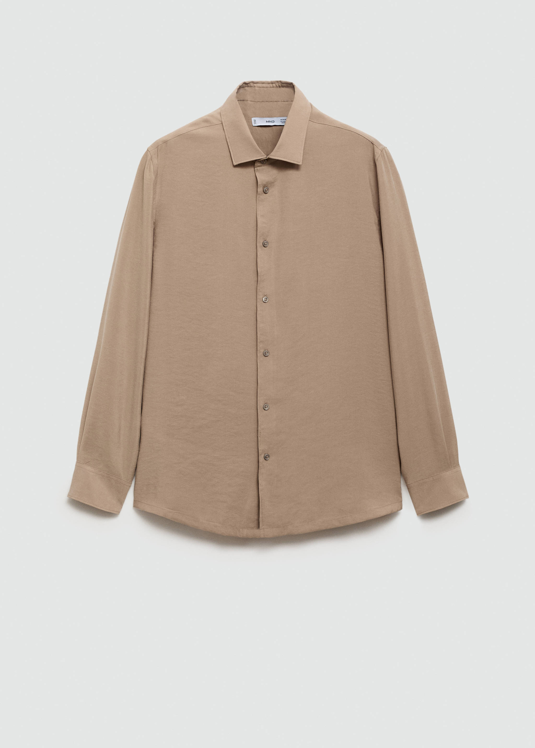 Tencel regular-fit overhemd - Artikel zonder model