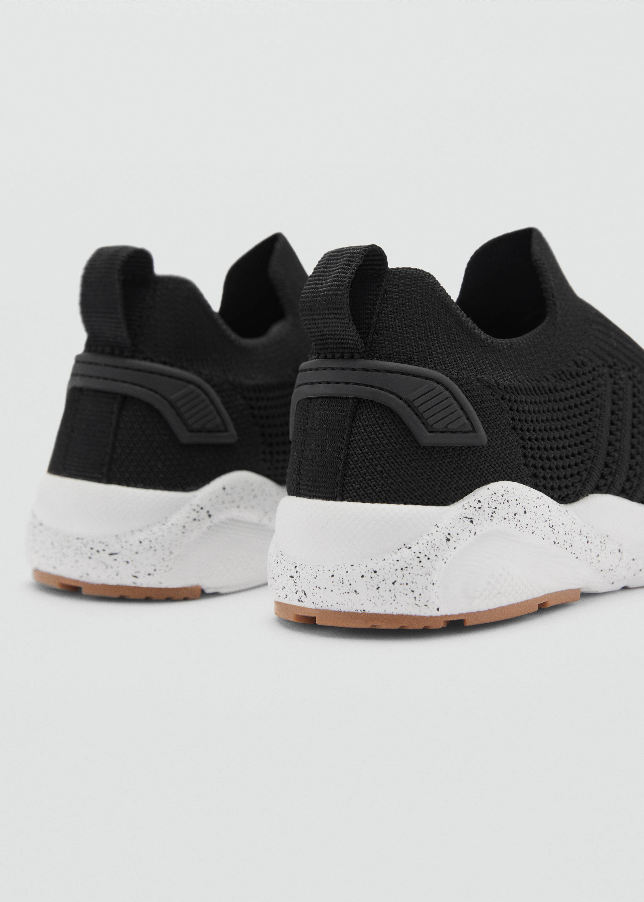 Sock sneakers - Details of the article 1, Black. Ref: 77054758-00.