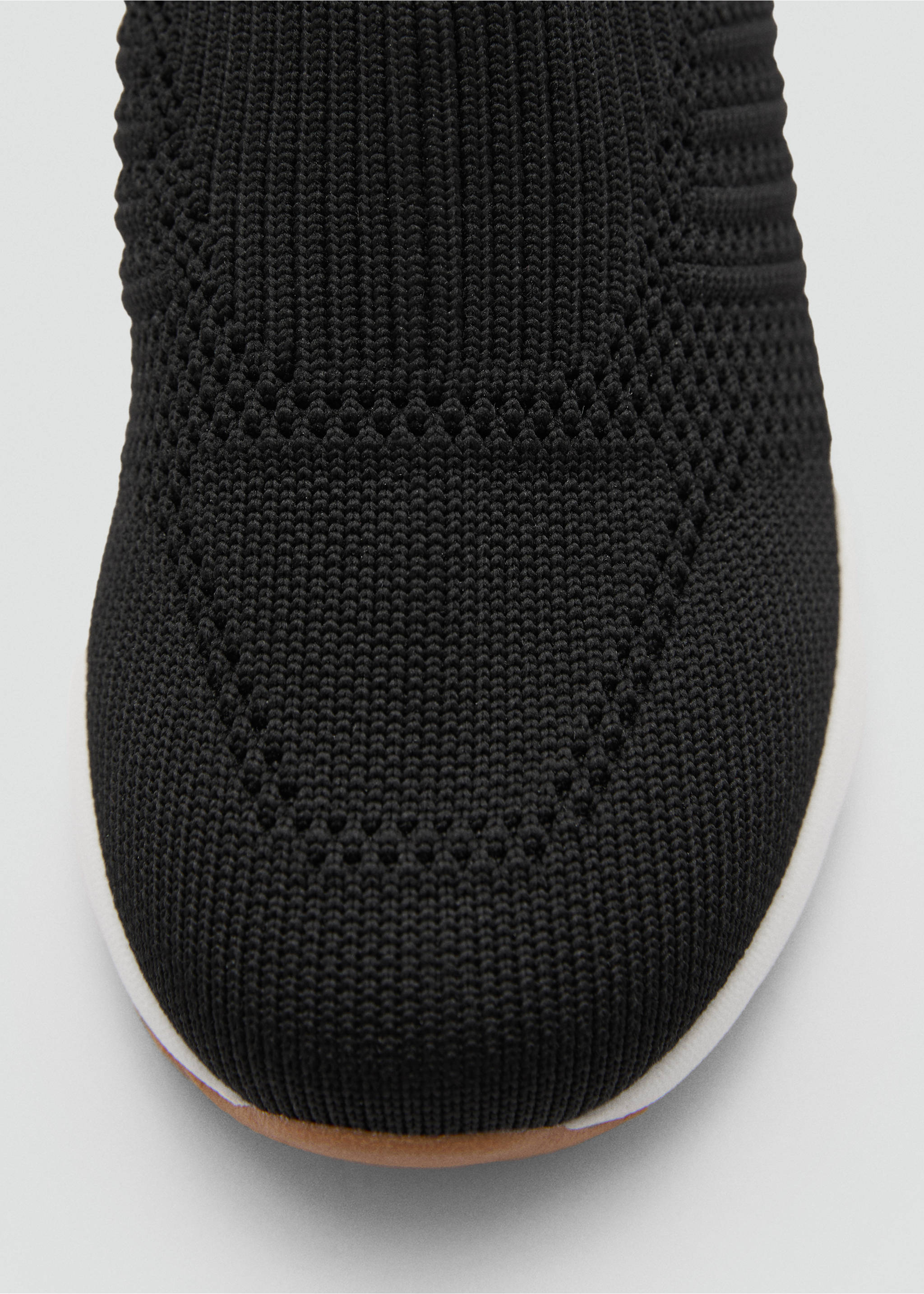 Sock sneakers - Details of the article 2, Black. Ref: 77054758-00.