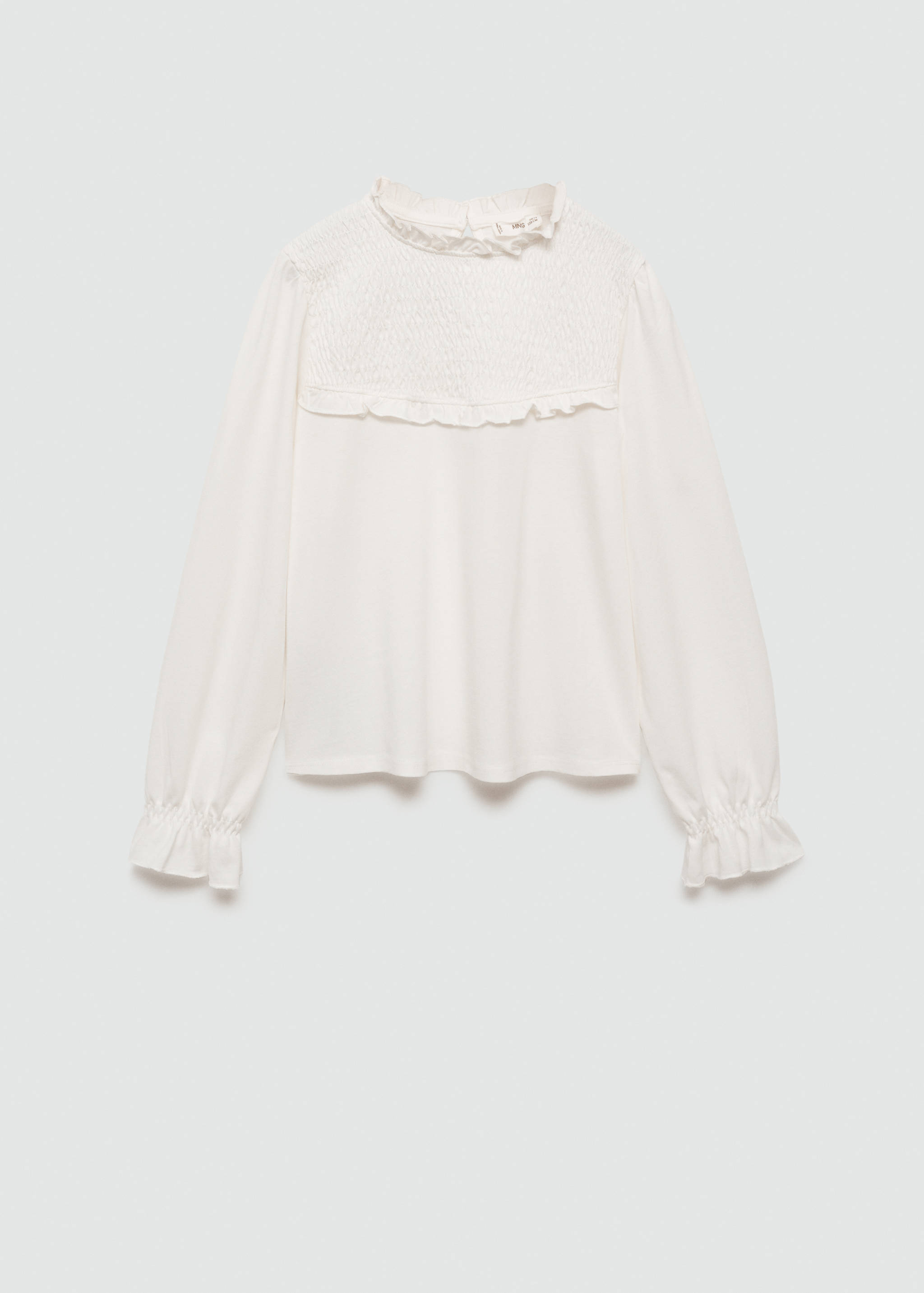 T-shirt with gathered details - Article without model
