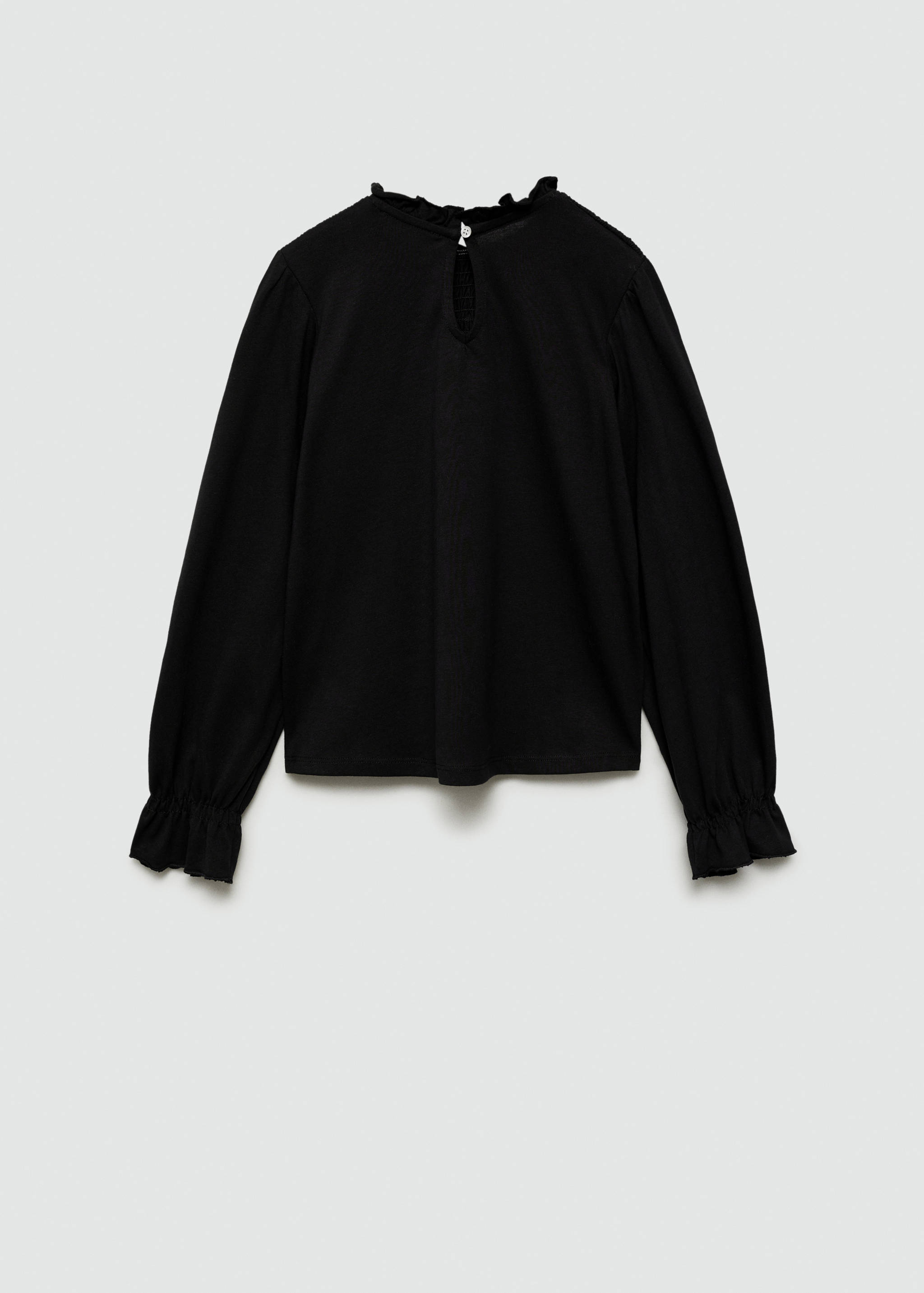 T-shirt with gathered details - Reverse of the article