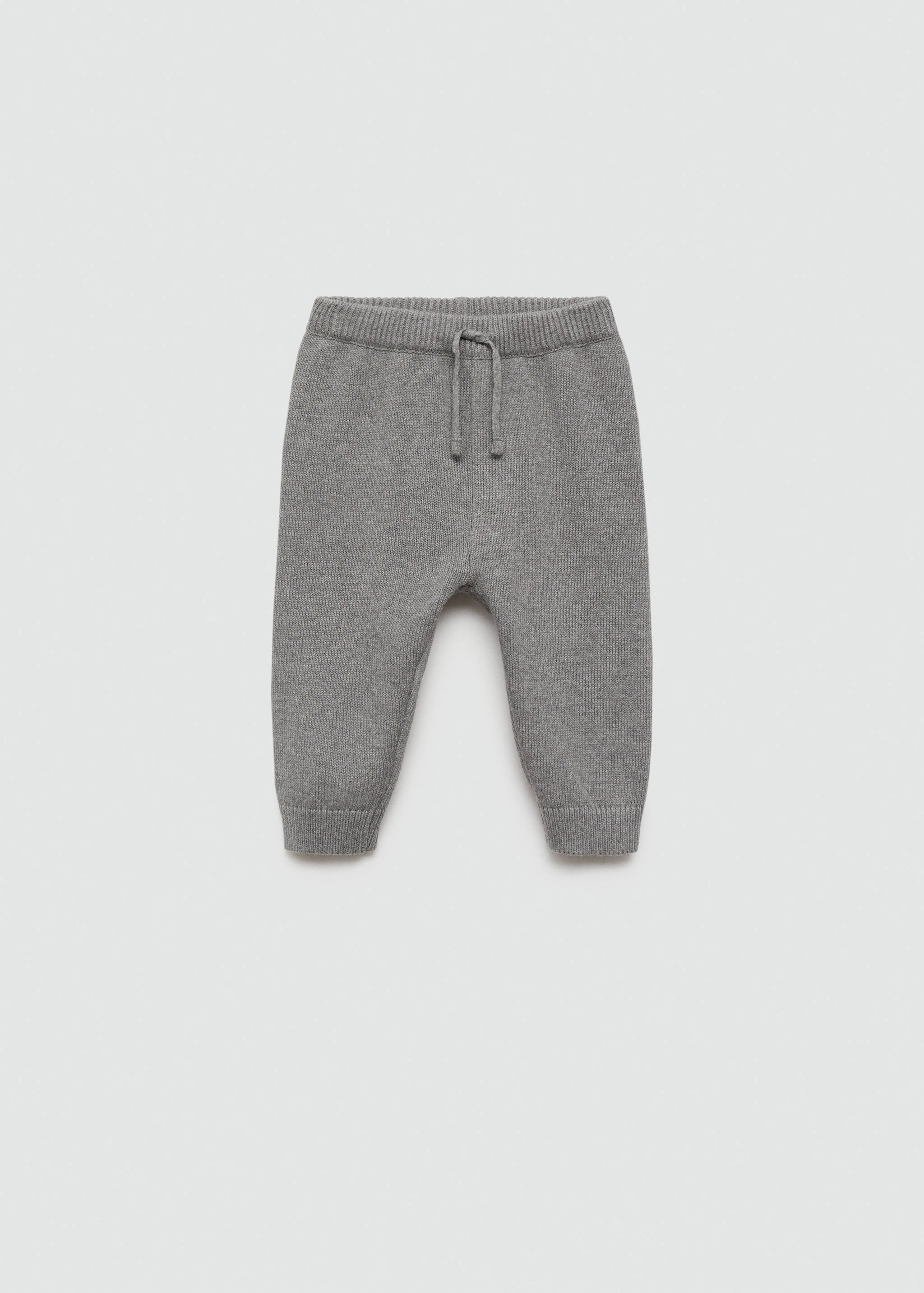 Knit jogger-style trousers - Article without model