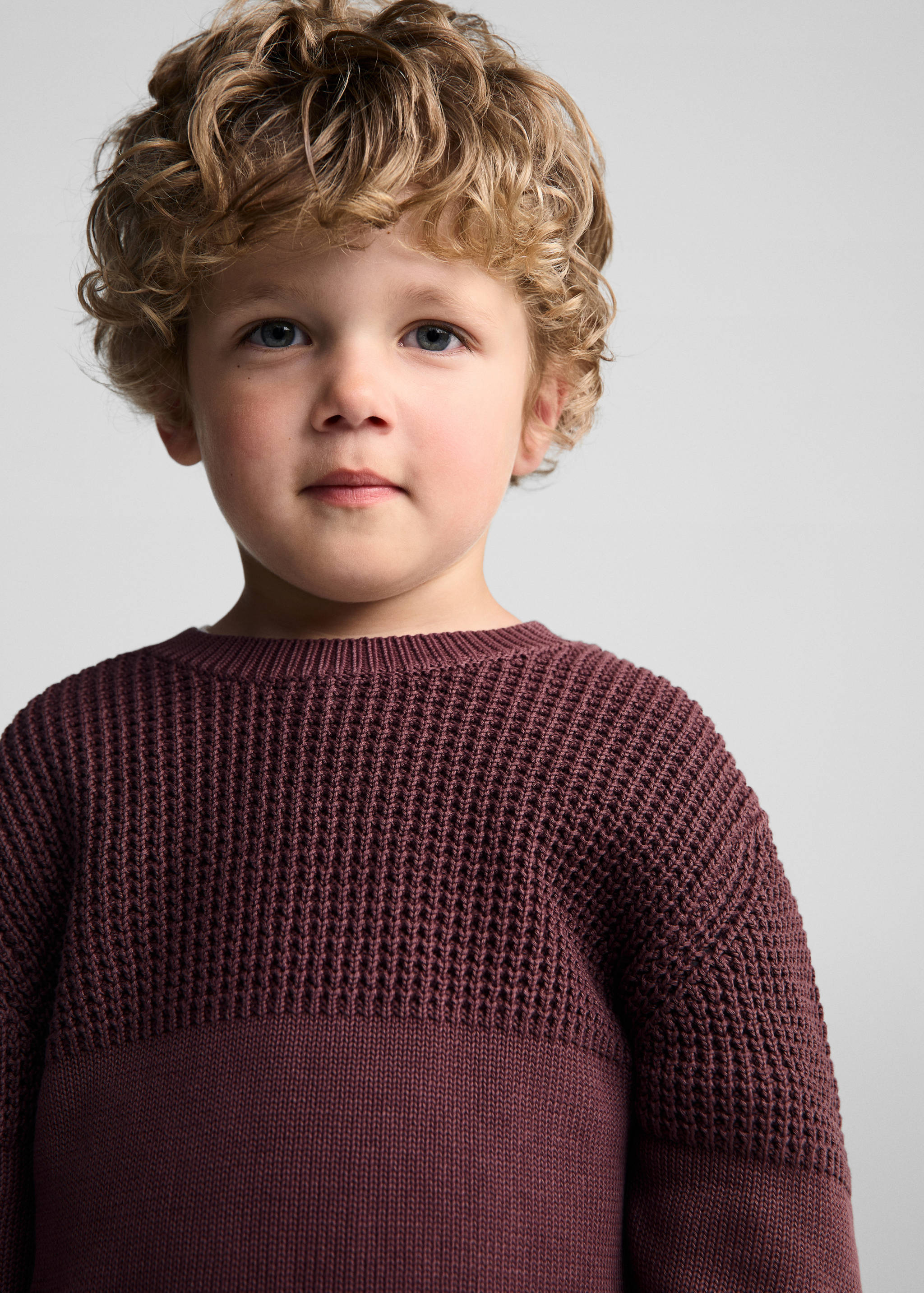 Pull-over combiné maille - Détail de l'article 1