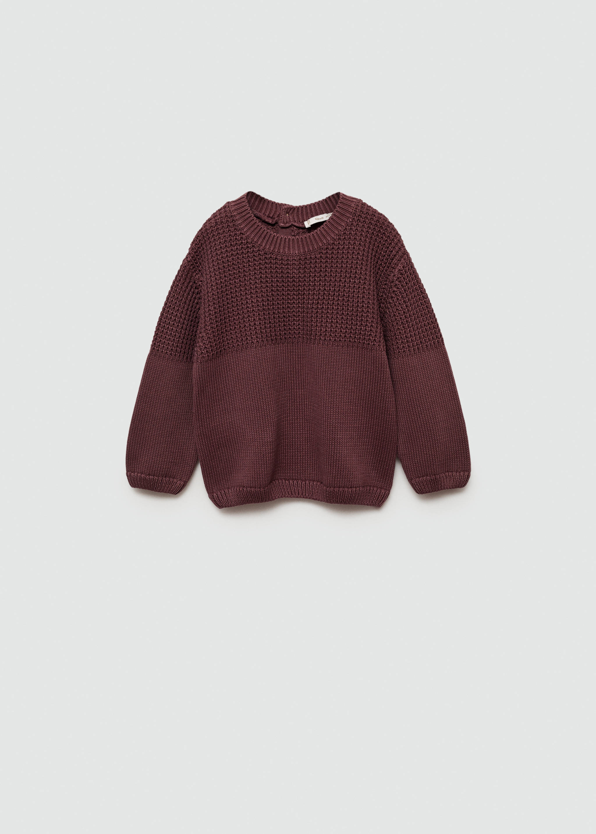 Pull-over combiné maille - Article sans modèle