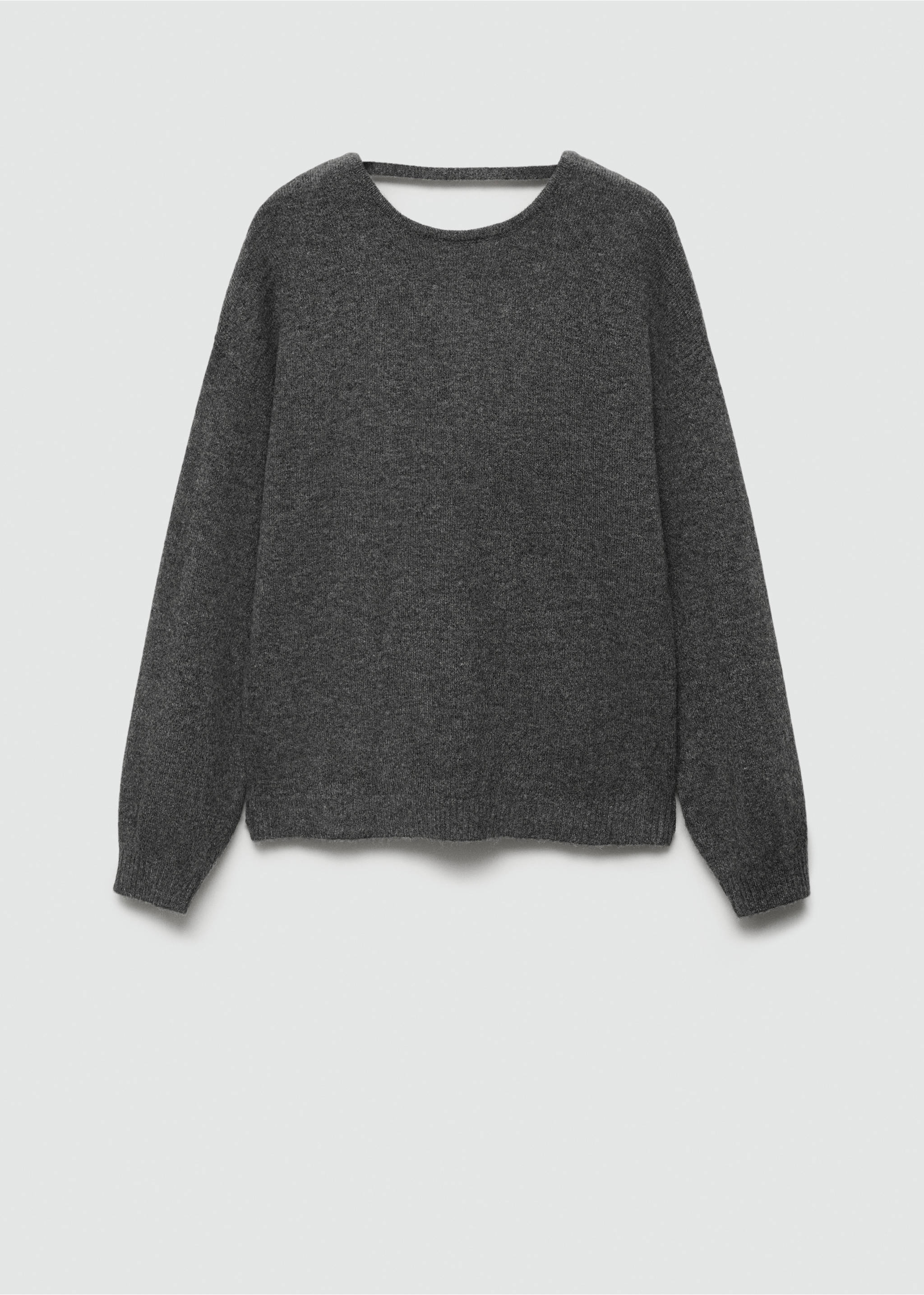 Jersey abertura posterior - Artículo sin modelo, Gris. Ref: 77054782-00.