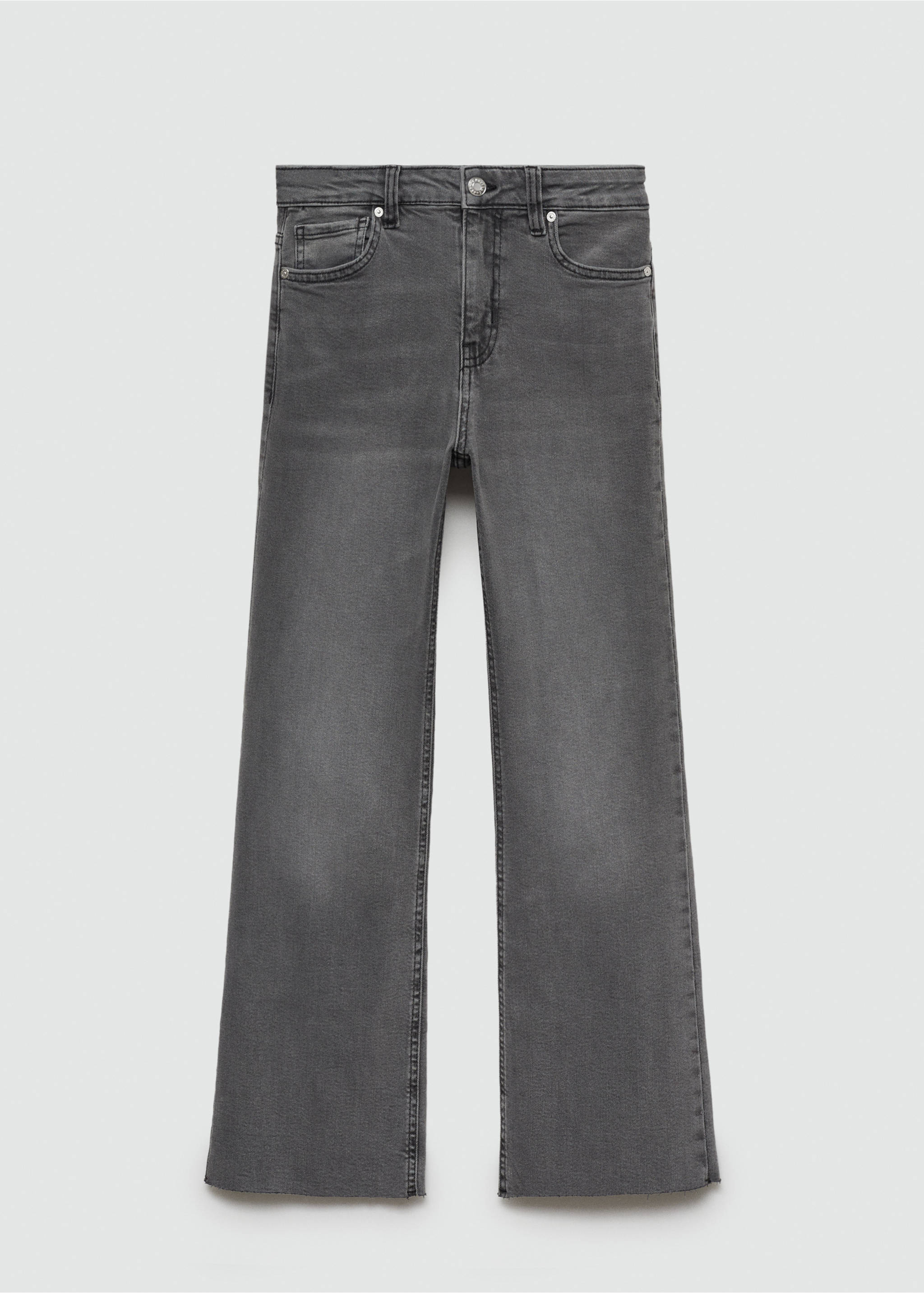 Sienna flared cropped jeans - Article without model, Denim Grey. Ref: 77054785-00.