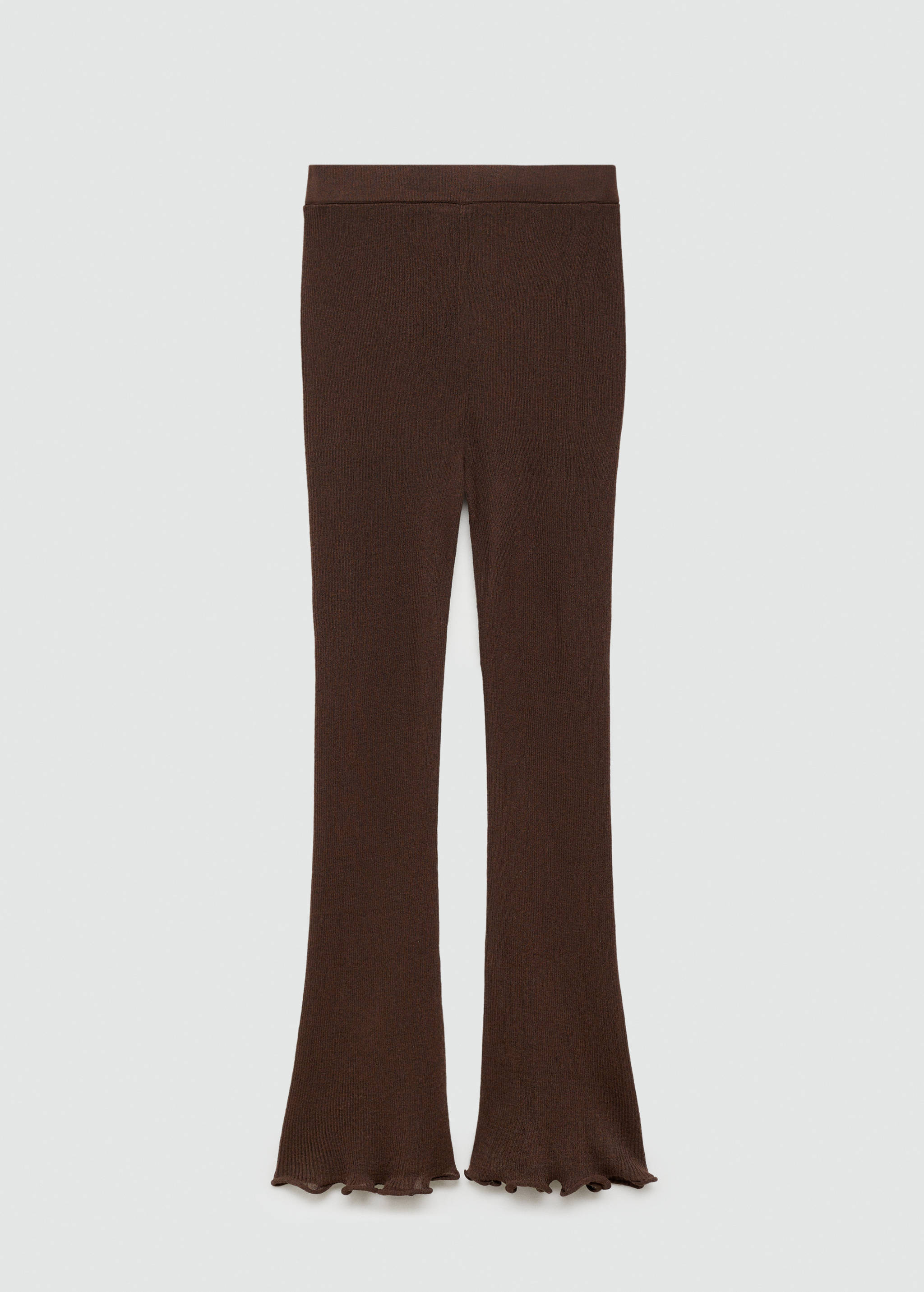 Gebreide flared broek - Artikel zonder model