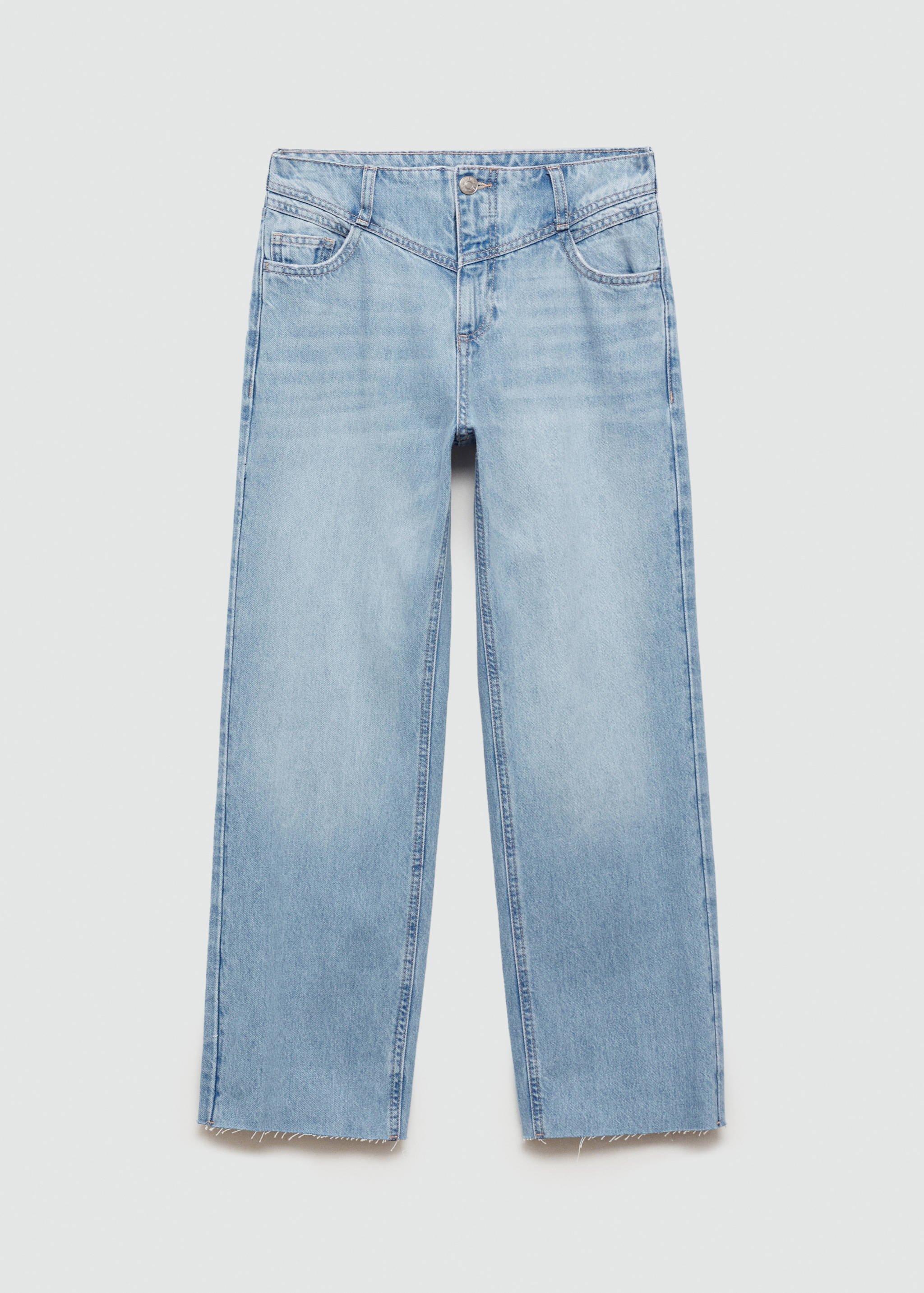 Culotte jeans with seam detail - Article without model