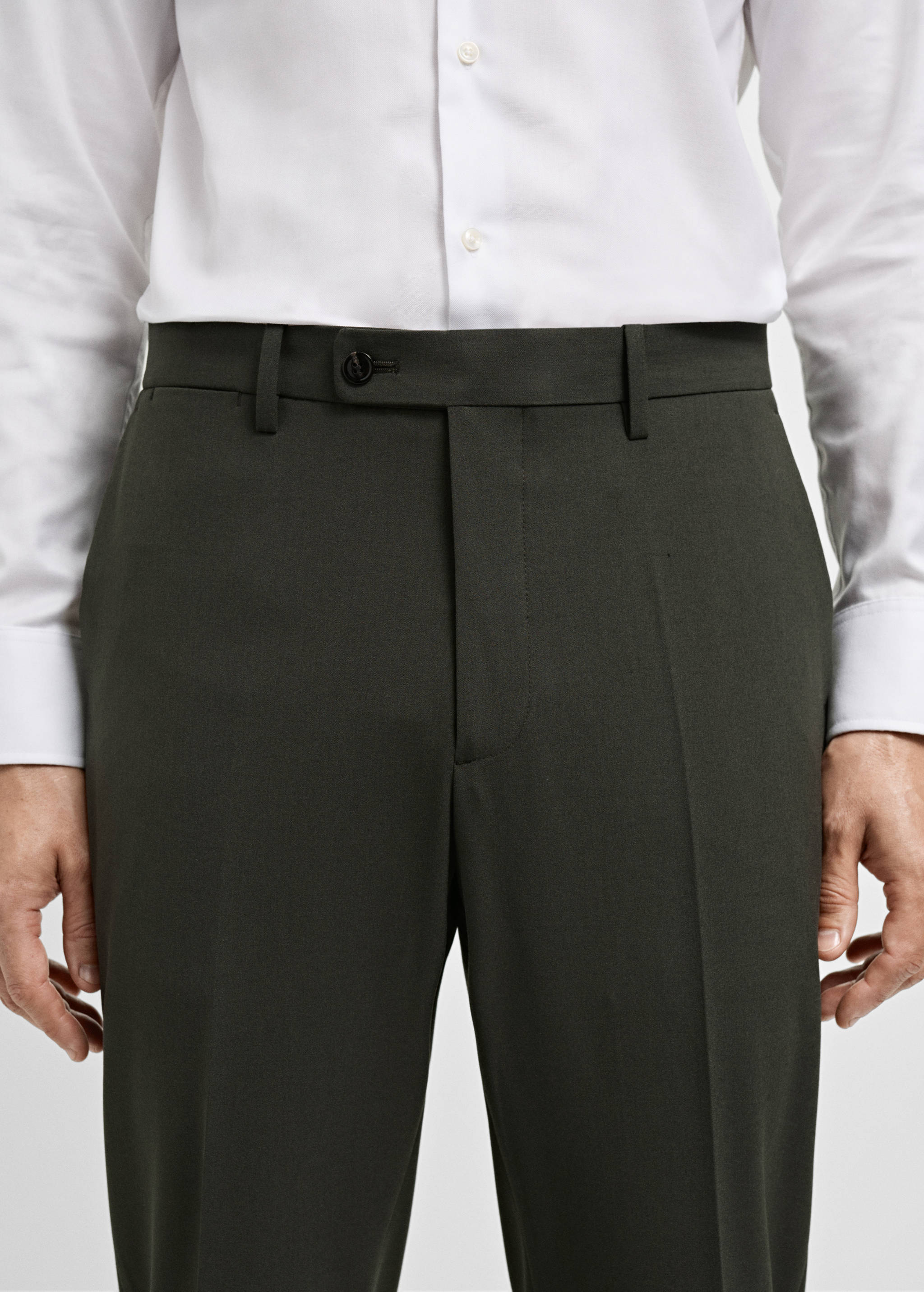 Slim Fit-Anzughose aus Comfort-Stretch-Gewebe - Detail des Artikels 1