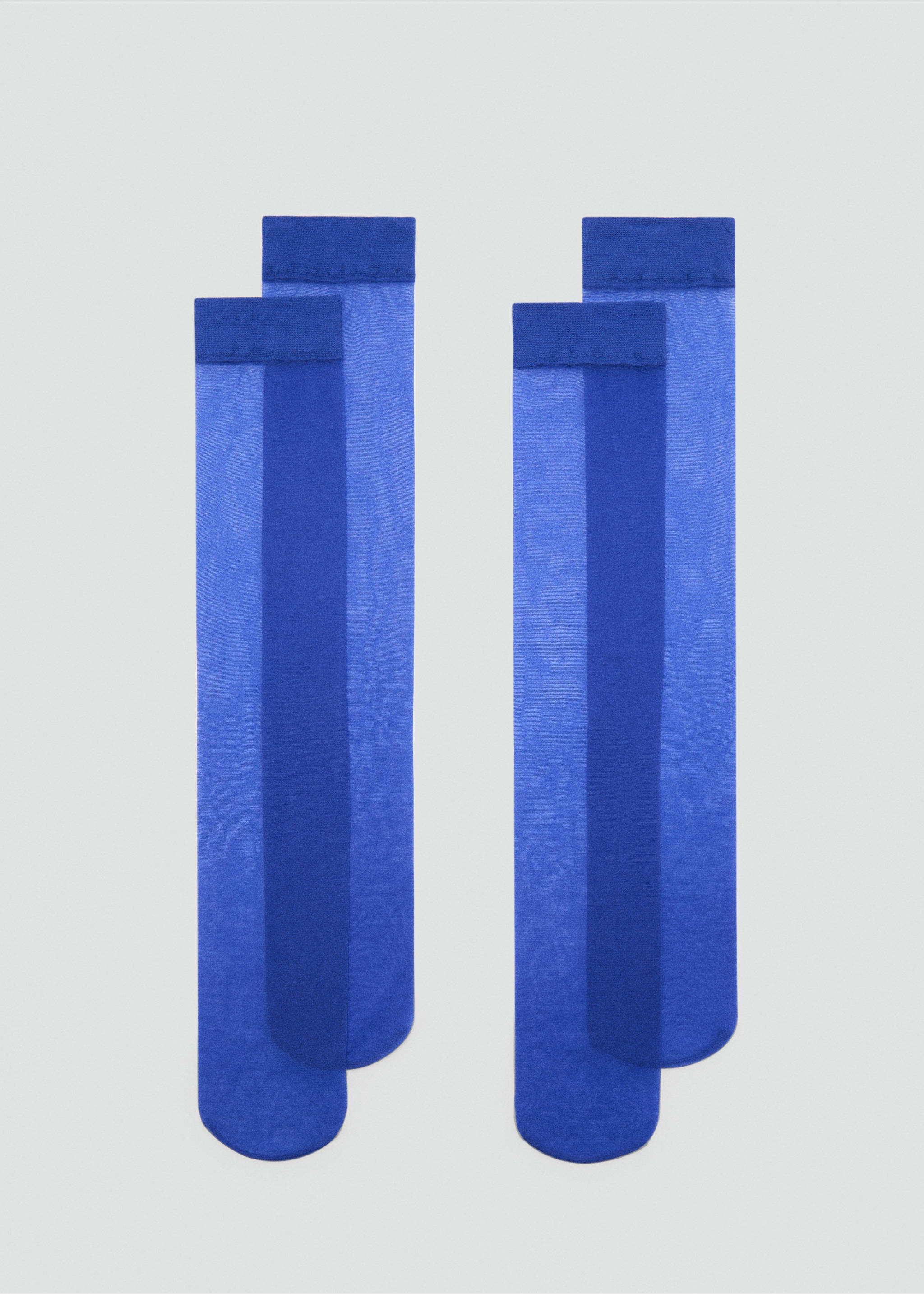 2-pack tunna strumpor - Artikel utan modell, Blå. Ref: 77055149-00.