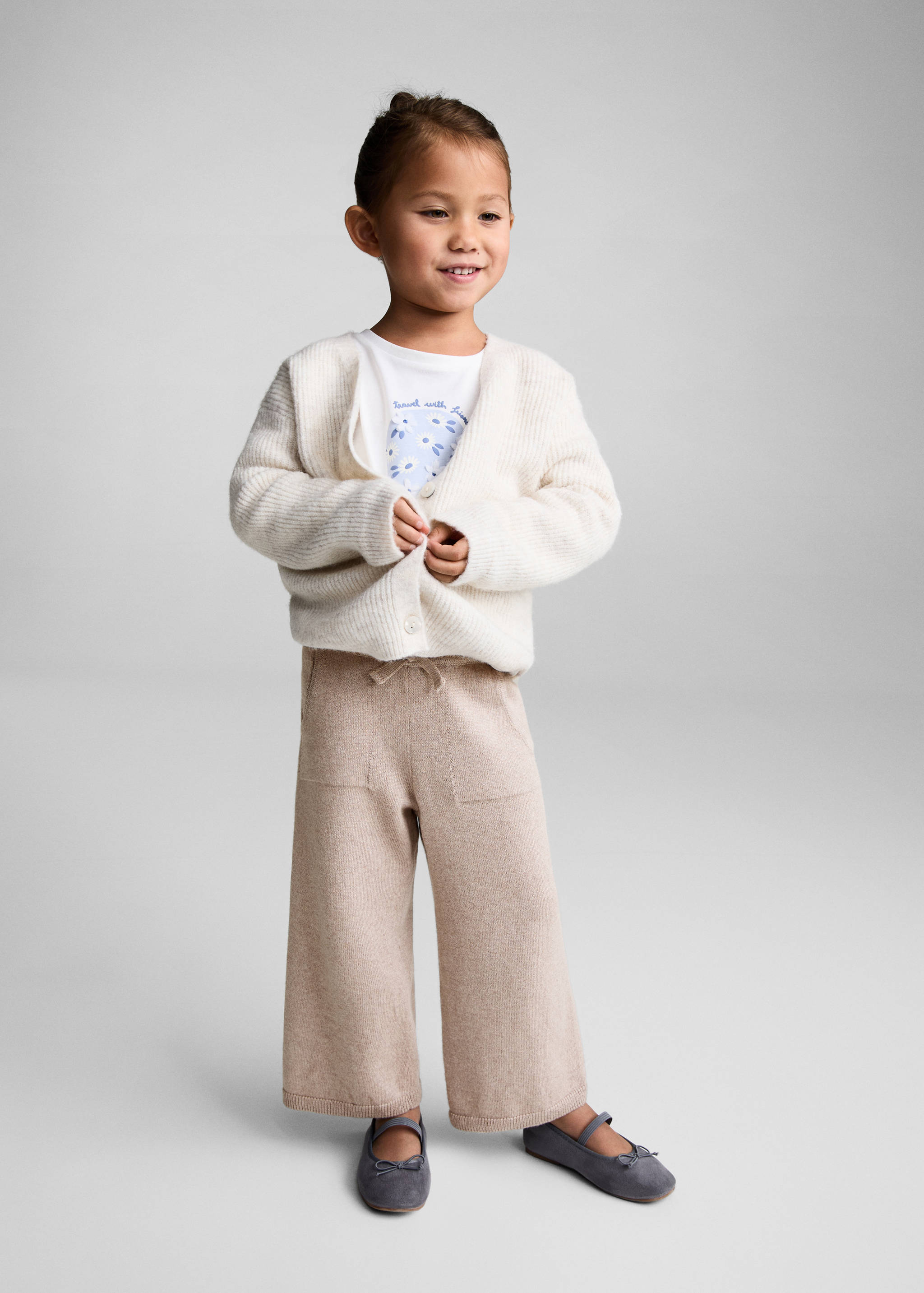 Knitted culotte trousers - General plane