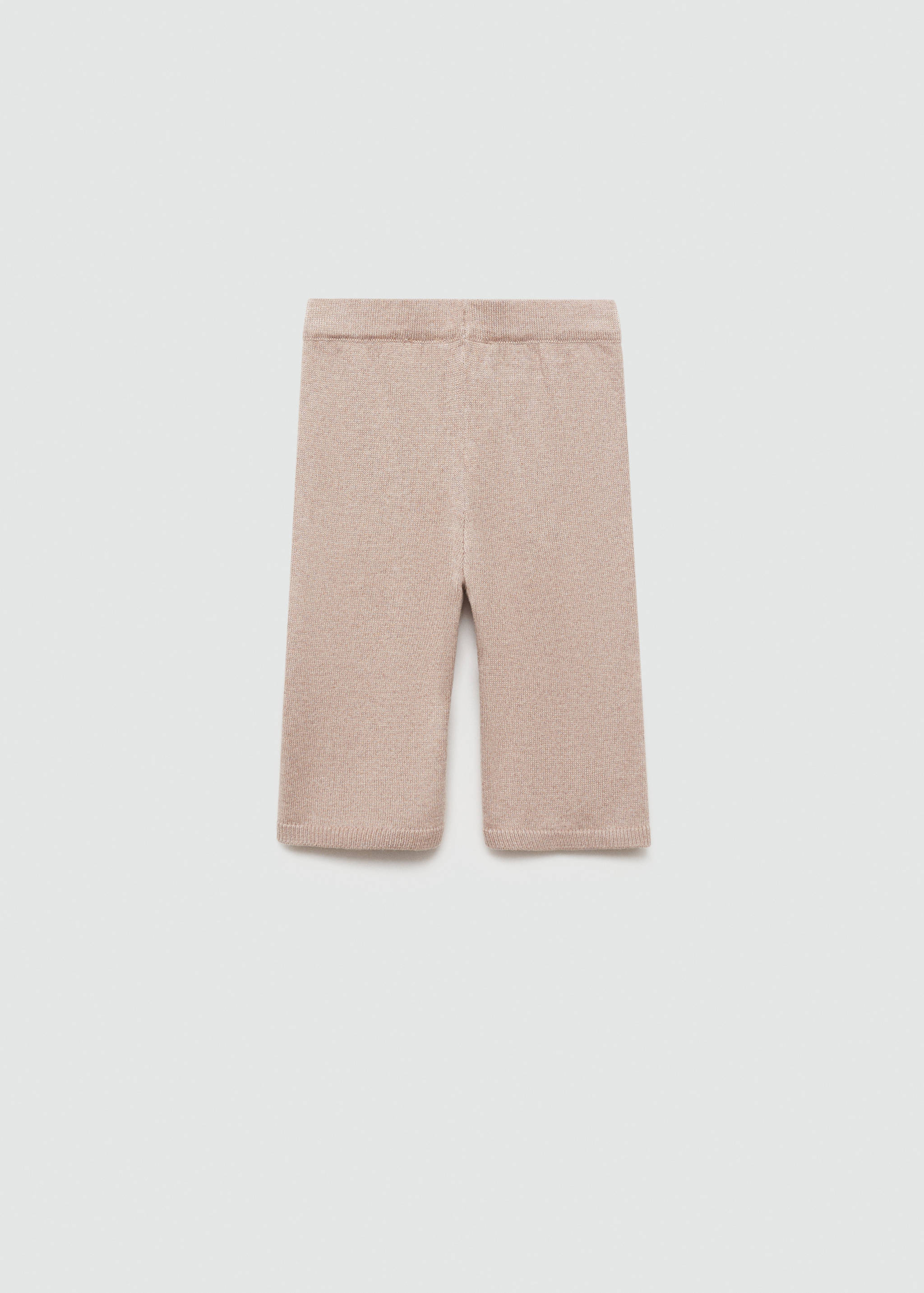 Knitted culotte trousers - Reverse of the article