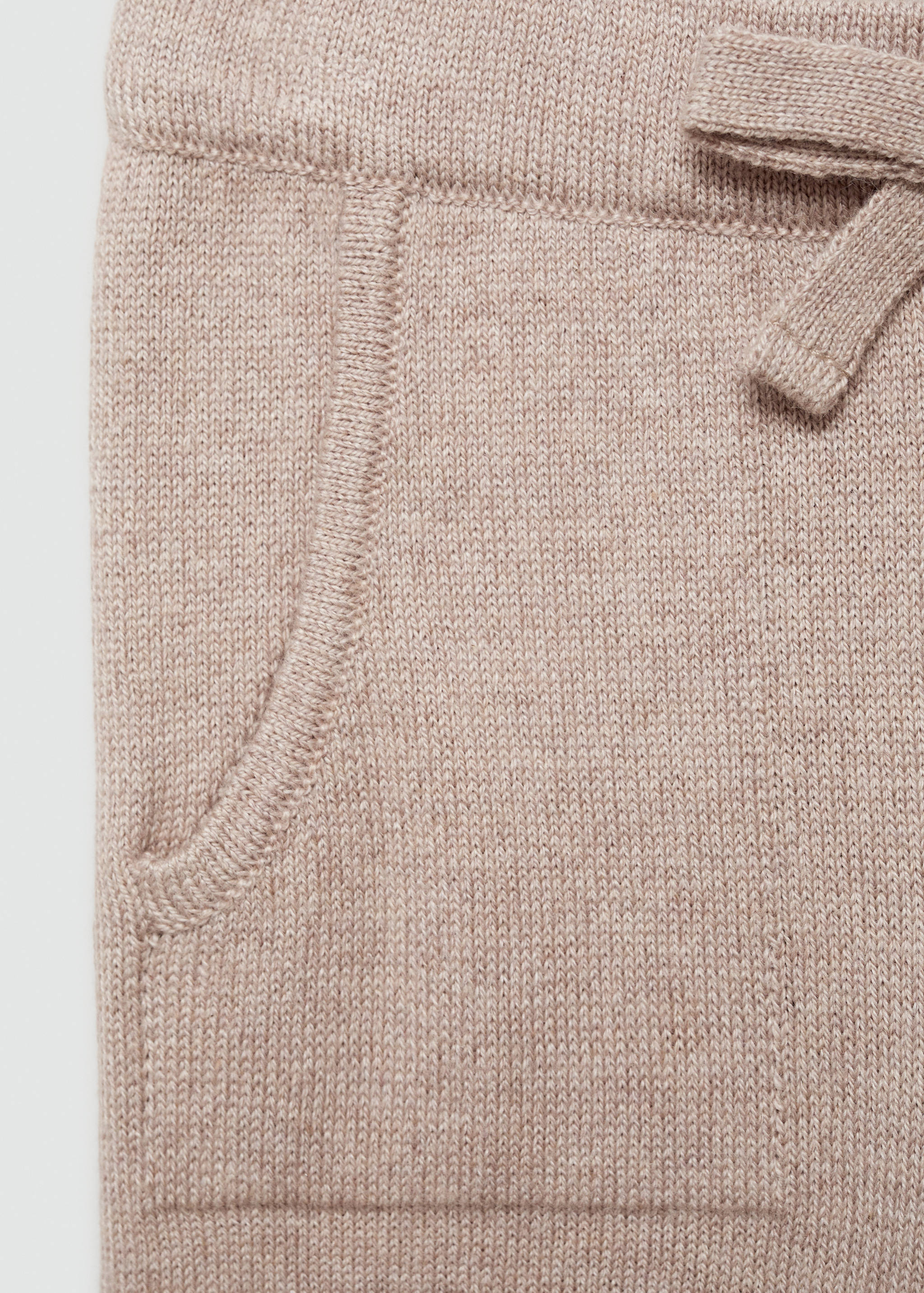 Knitted culotte trousers - Details of the article 0