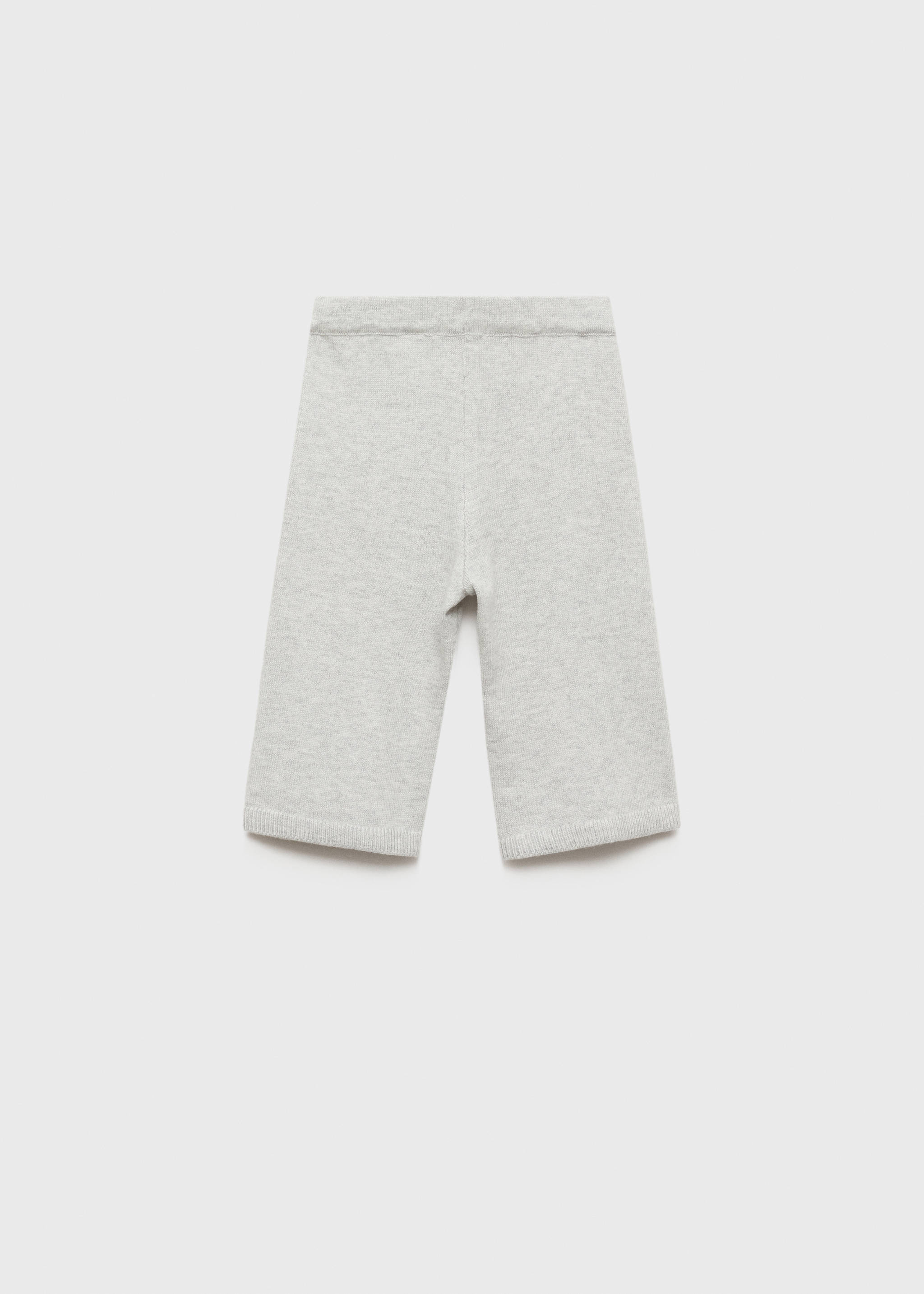 Knitted culotte trousers - Reverse of the article