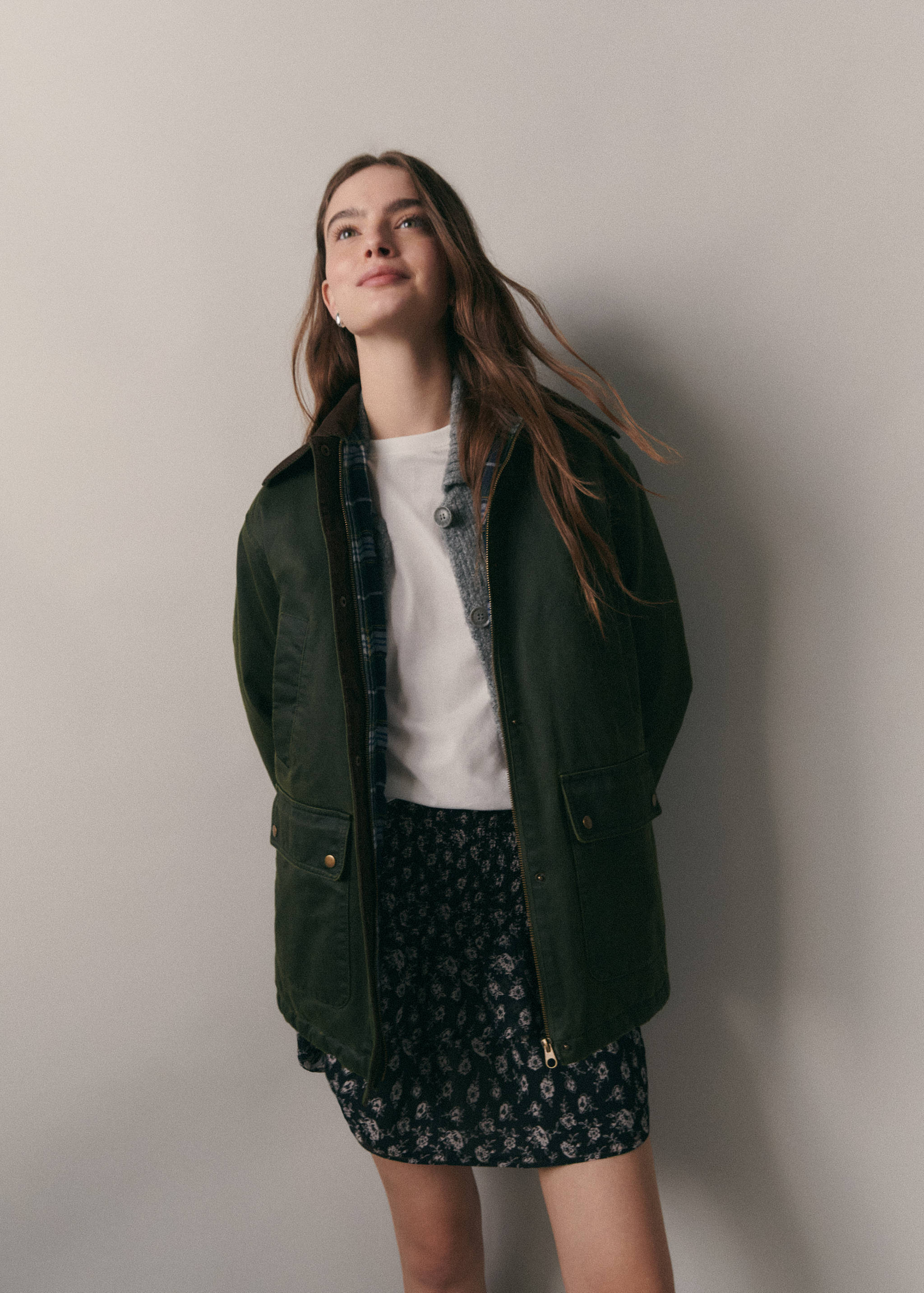 Parka efecto encerado larga - Detalle del artículo 5