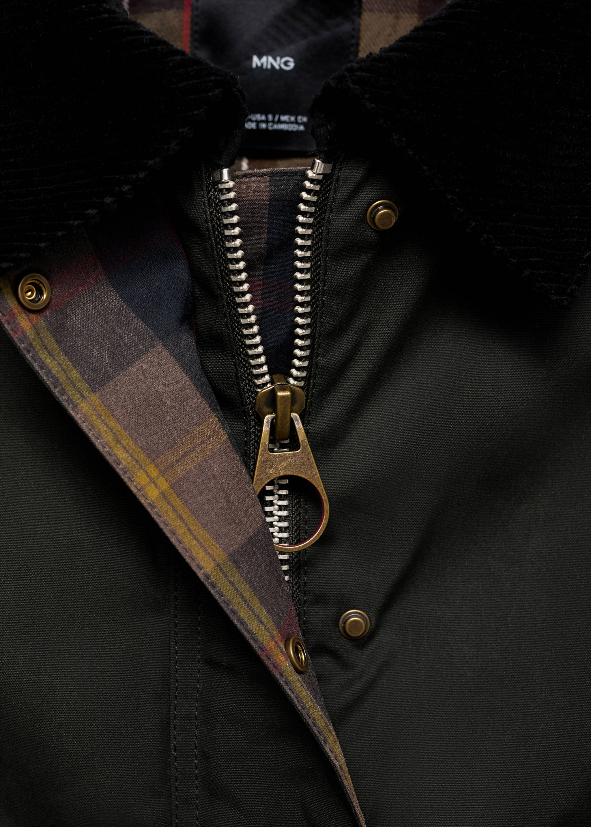 Parka efecto encerado corta - Detalle del artículo 8