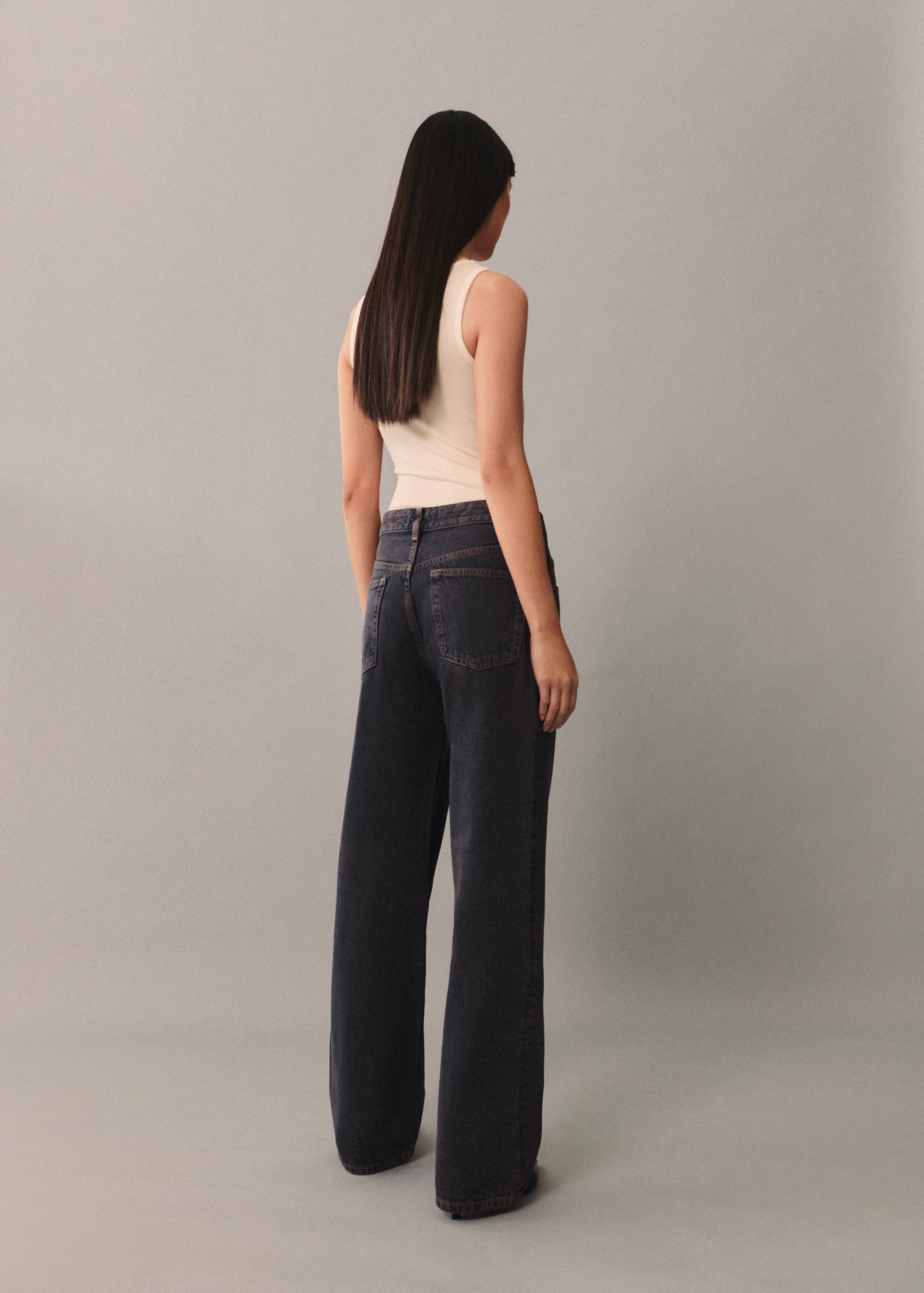 Jeans Miami rectos tiro medio - Reverso del artículo