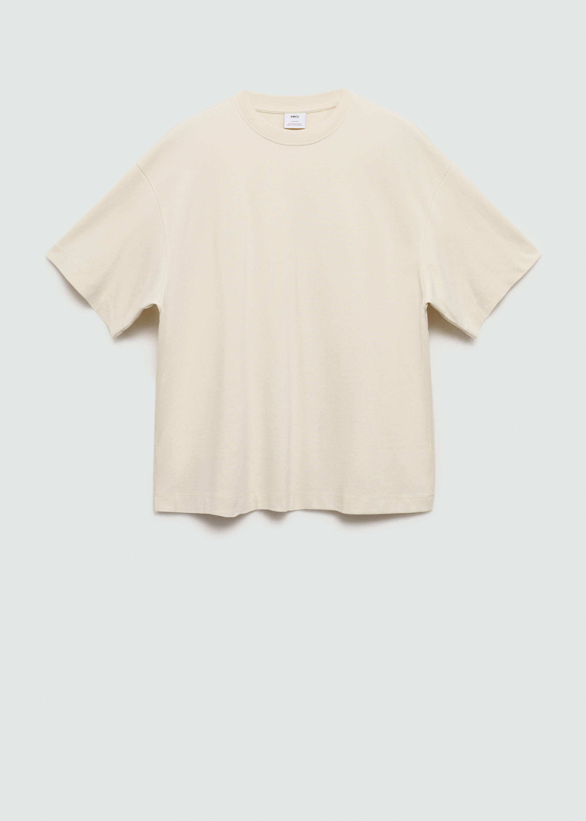 Camiseta 100% algodón oversize - Artículo sin modelo