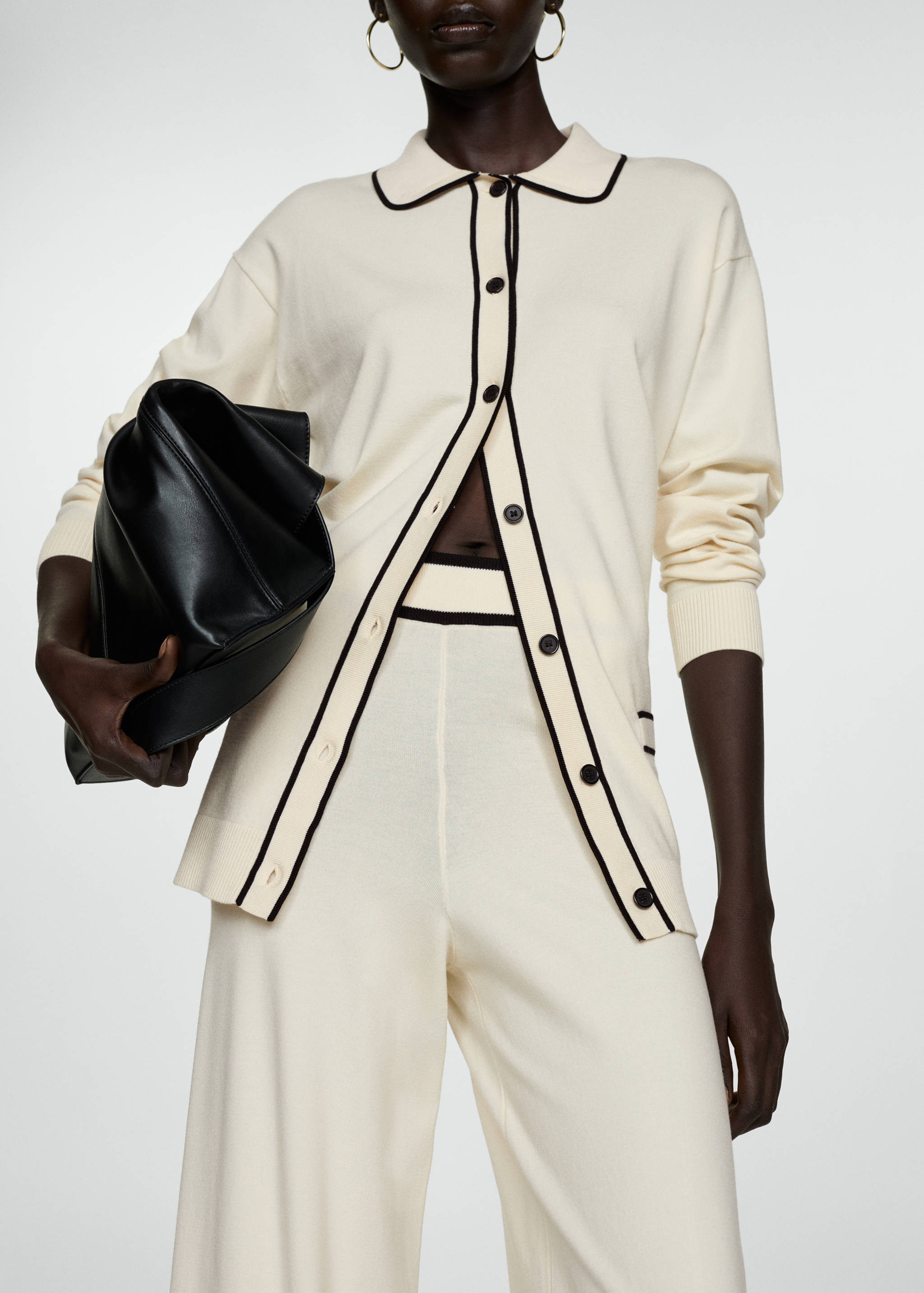 Straight knitted trousers - Details of the article 6