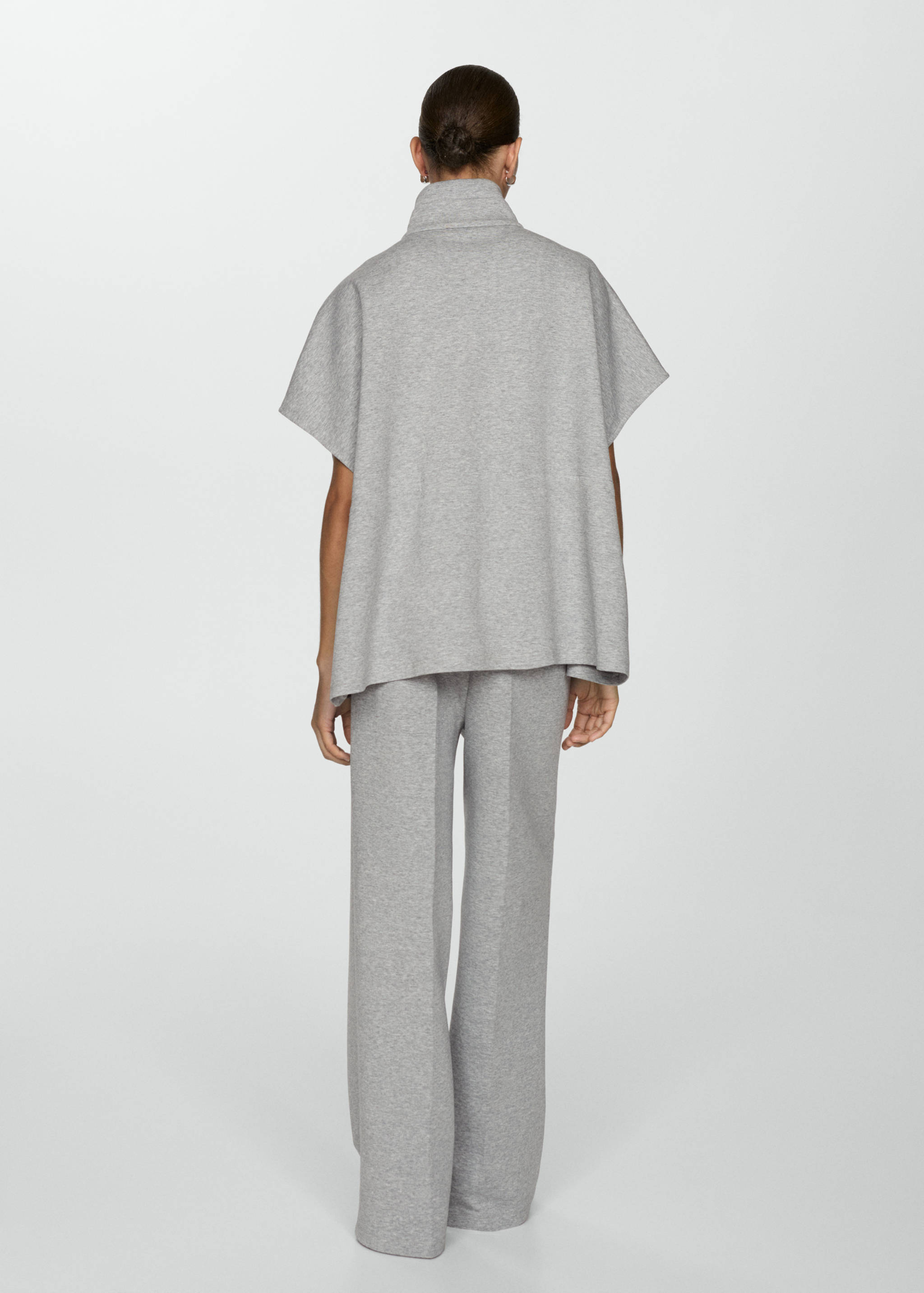 High-rise wide leg trousers - Reverse of the article