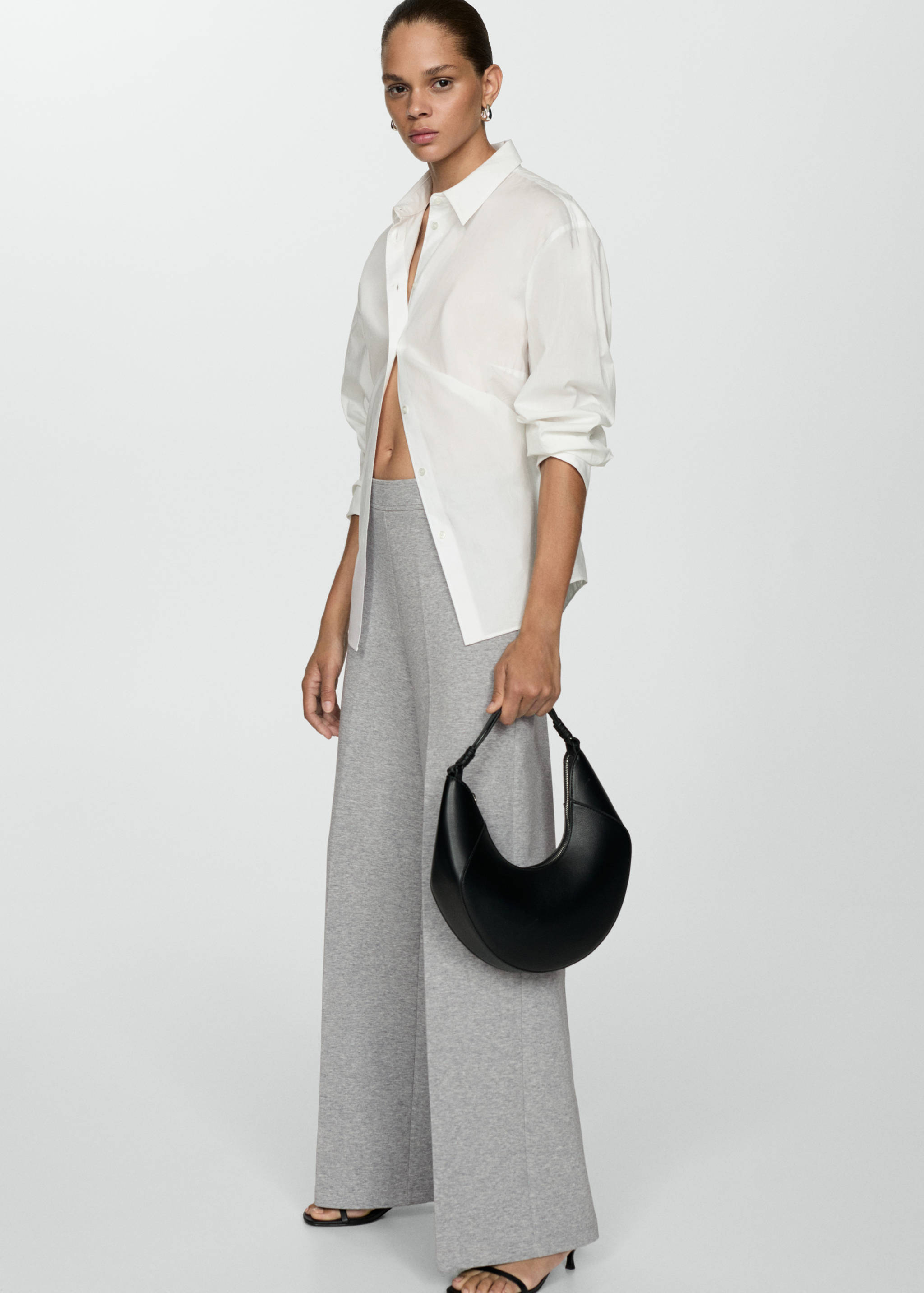 High-rise wide leg trousers - Details of the article 2