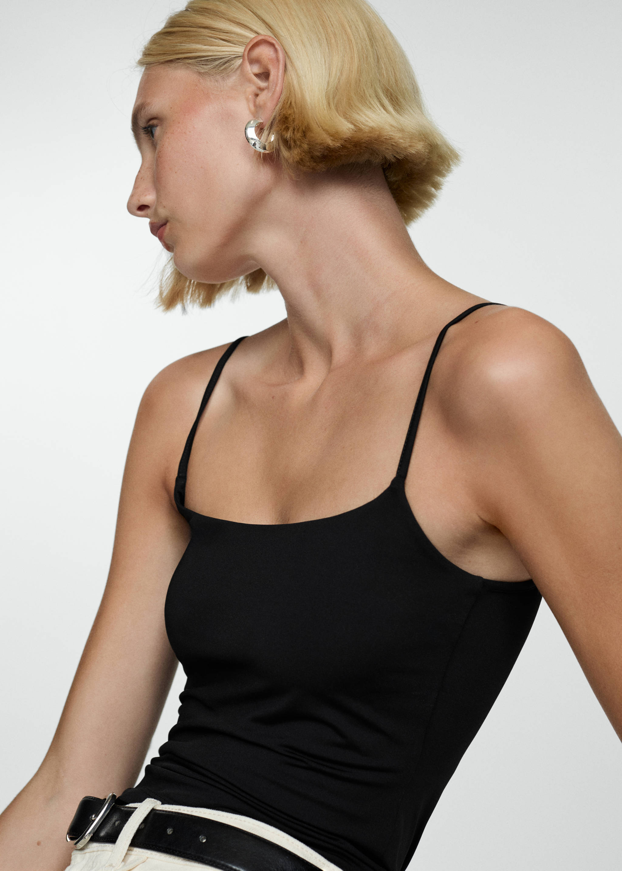 Top slim fit bretelles fines - Plan moyen