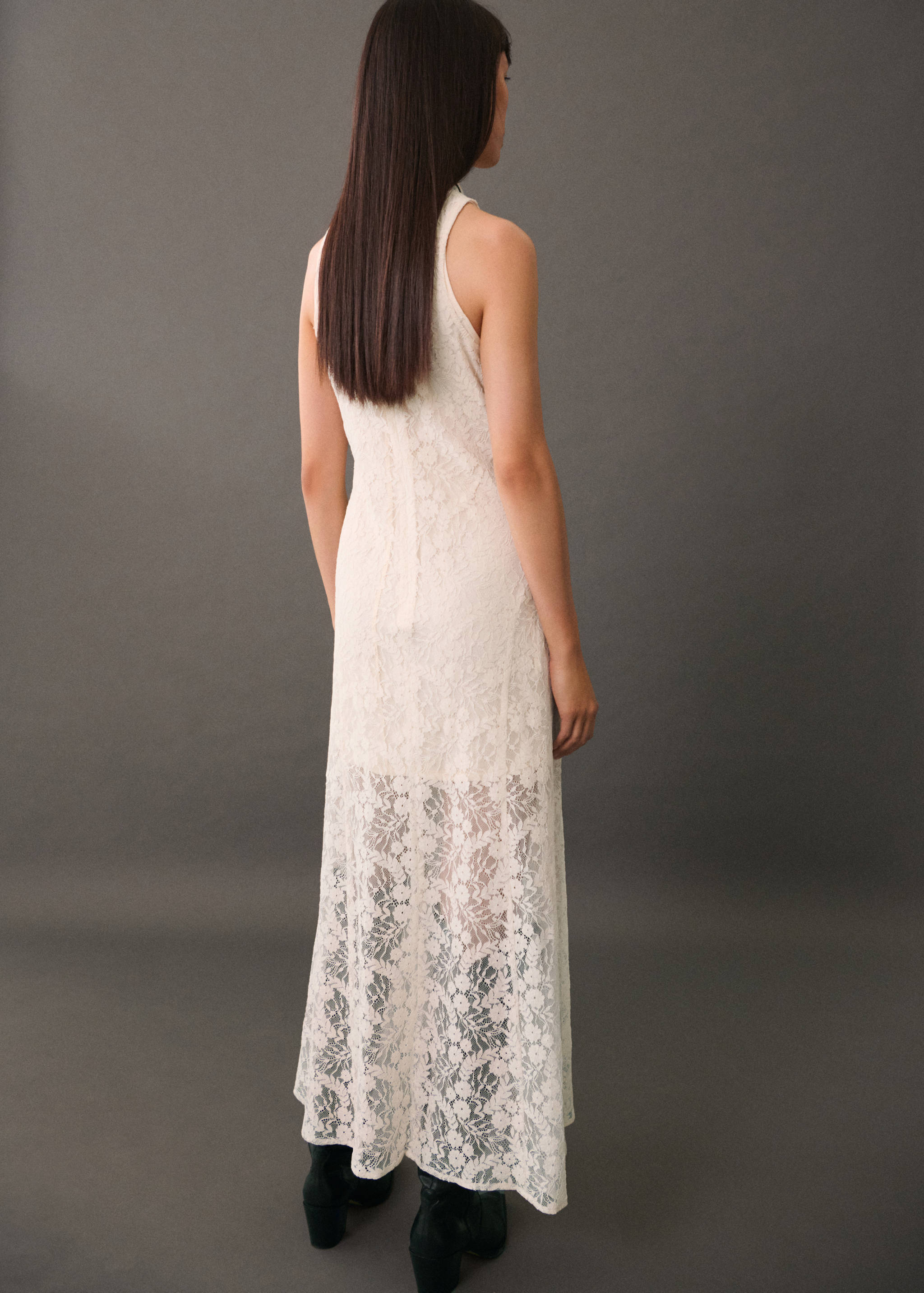 Robe longue dentelle - Verso de l’article
