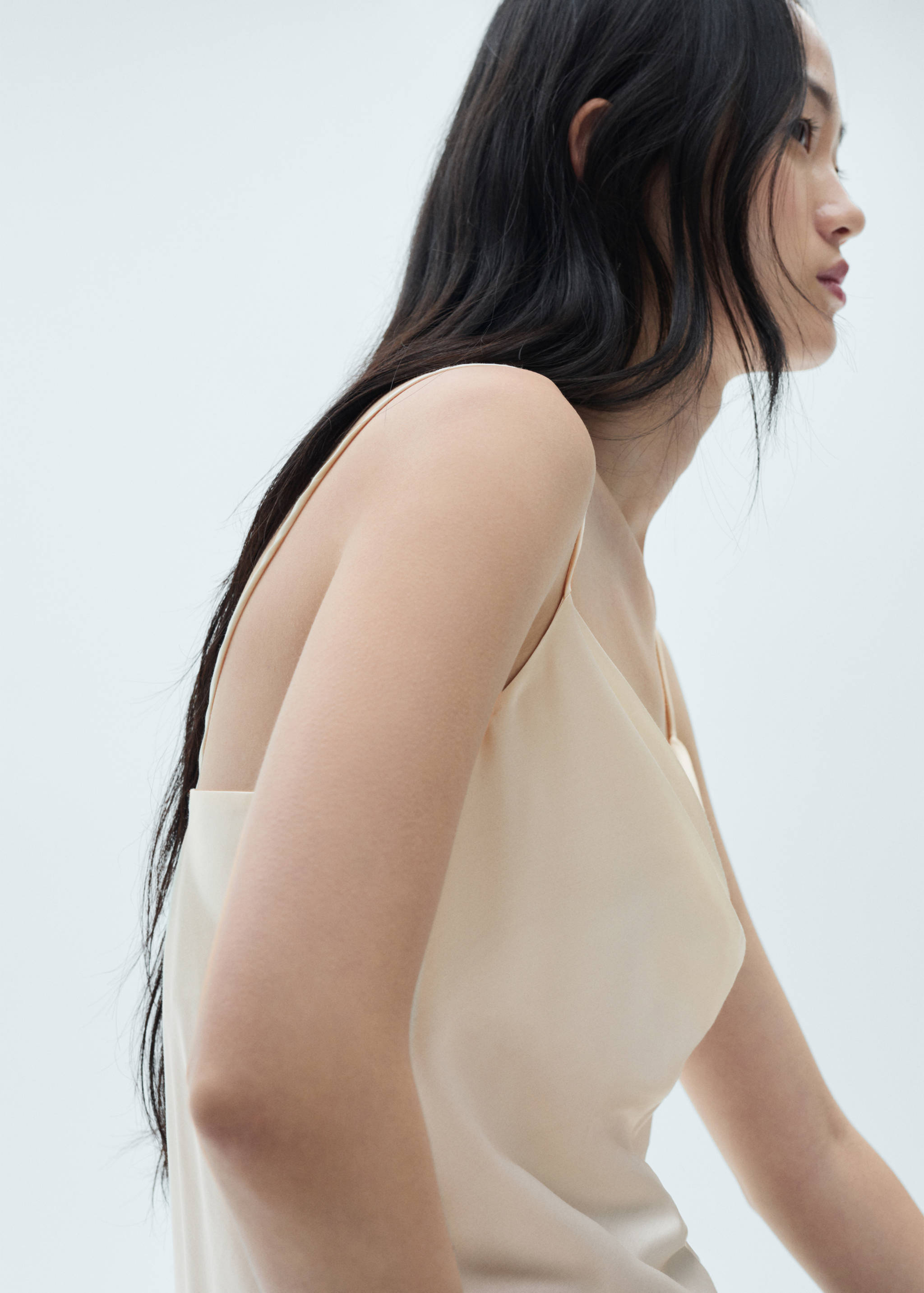 Silk satin top - Details of the article 1