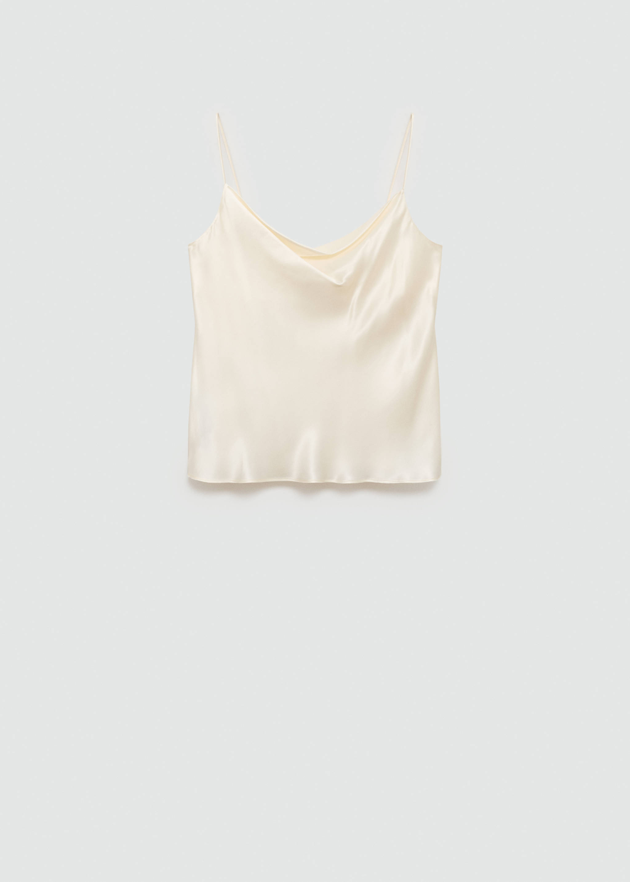 Silk satin top - Article without model