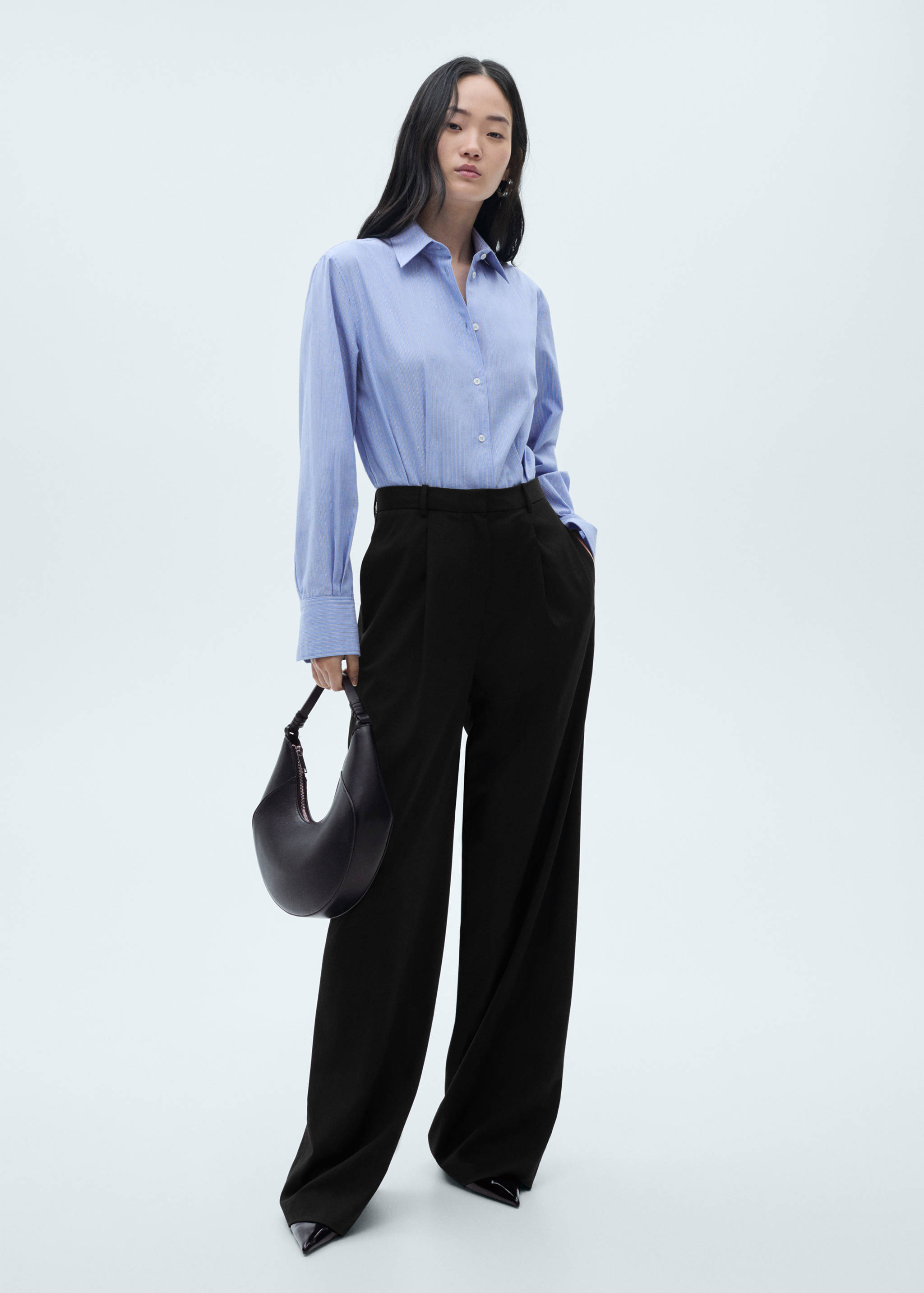 Long jumpsuit with combined design - Plan général